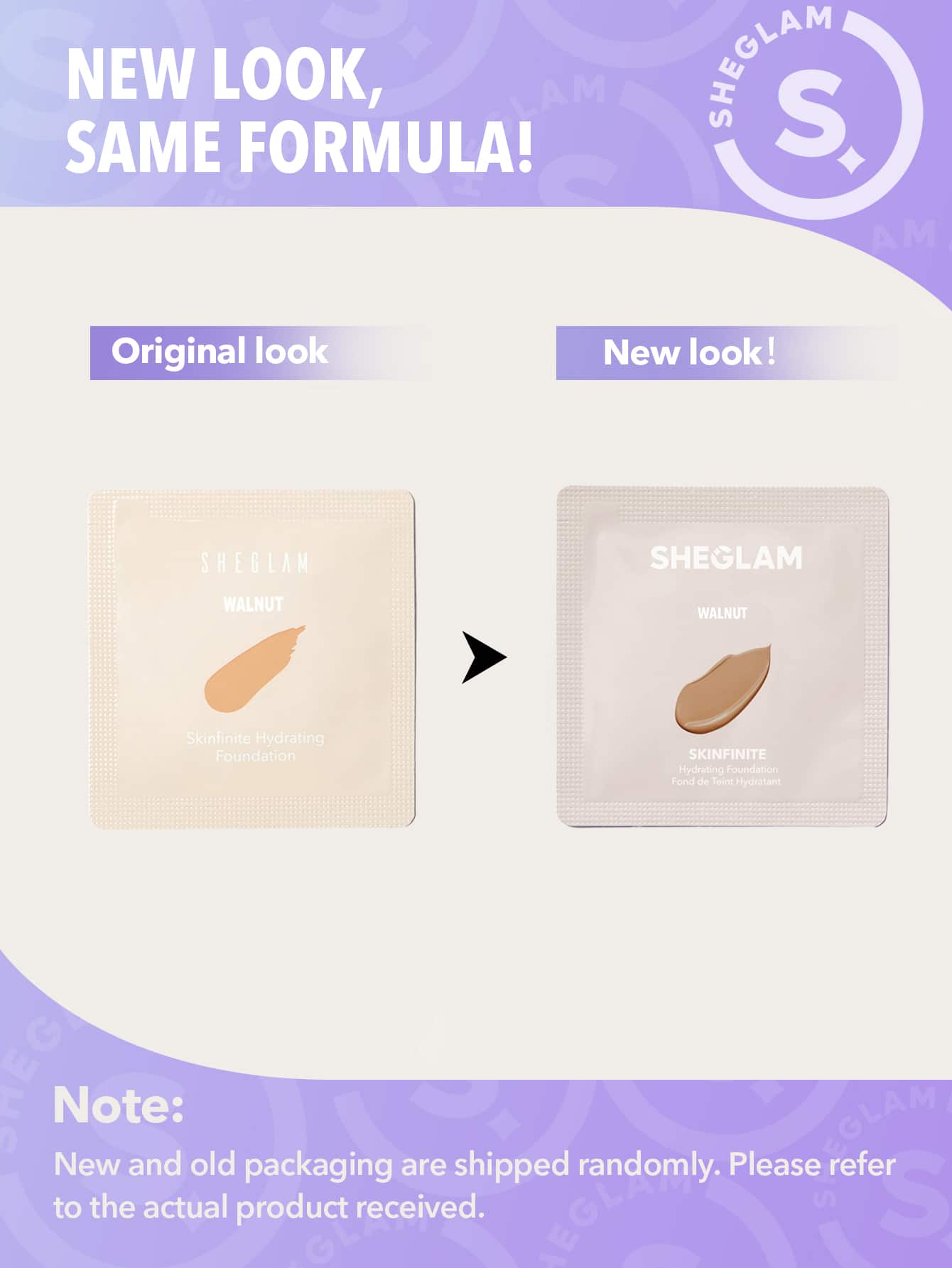 SHEGLAM Skinfinite Hydrating Foundation Sample-Fair Flawless Dewy Foundation Hydrating Coverage Invisible Pore Concealer Poreless Non-Greasy Lightweight Natural Soft Liquid Foundation
