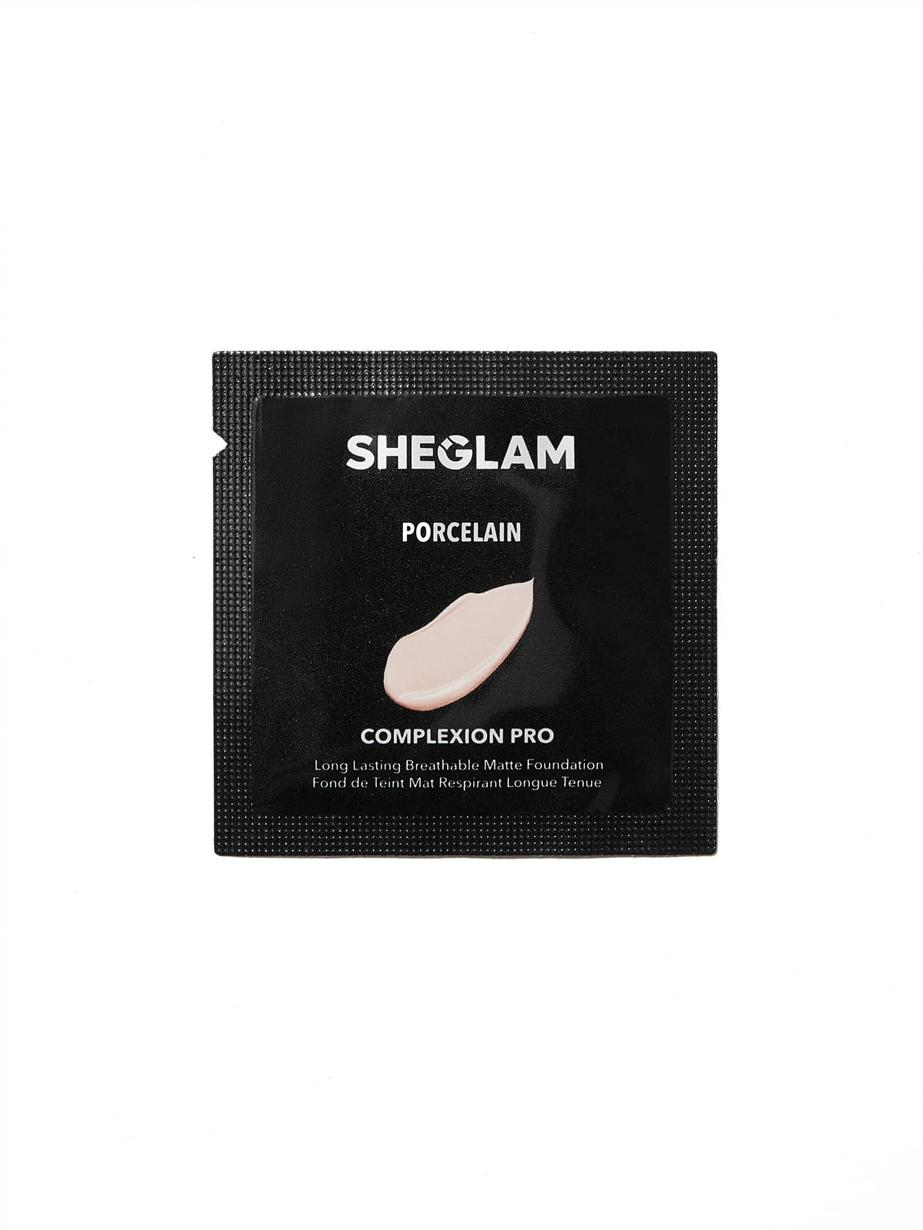 SHEGLAM Complexion Pro Long Lasting Breathable Matte Foundation Sample-Porcelain Matte Sweatproof Foundation Oil Control Full Coverage Poreless Concealer Waterproof Flawless Non-Fading Weightless Liquid Foundation