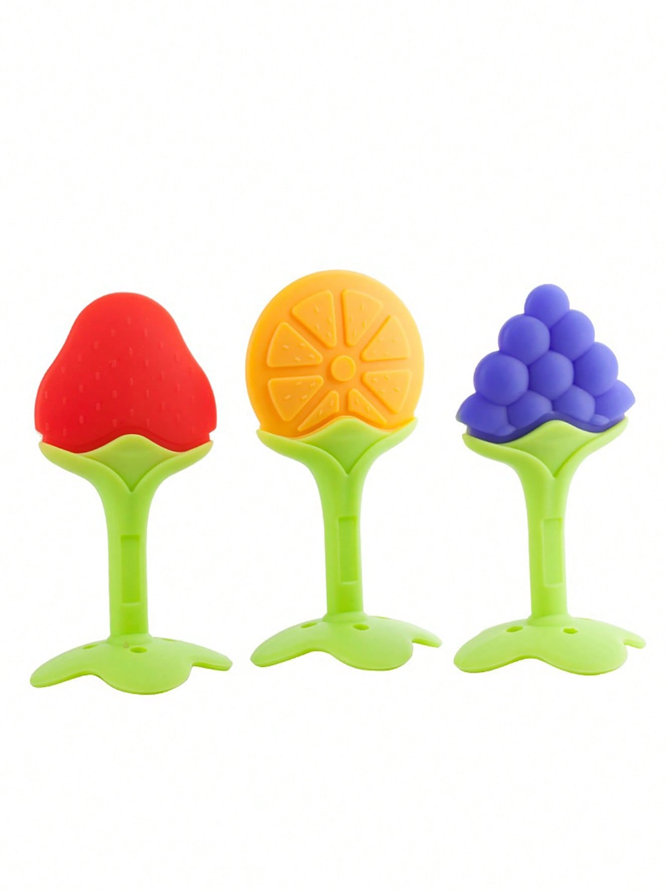 Baby Strawberry Shaped Silicone Teether