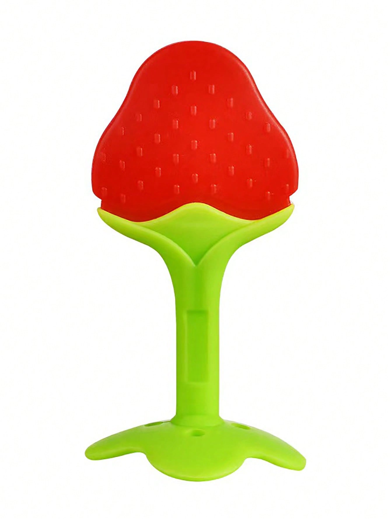 Baby Strawberry Shaped Silicone Teether