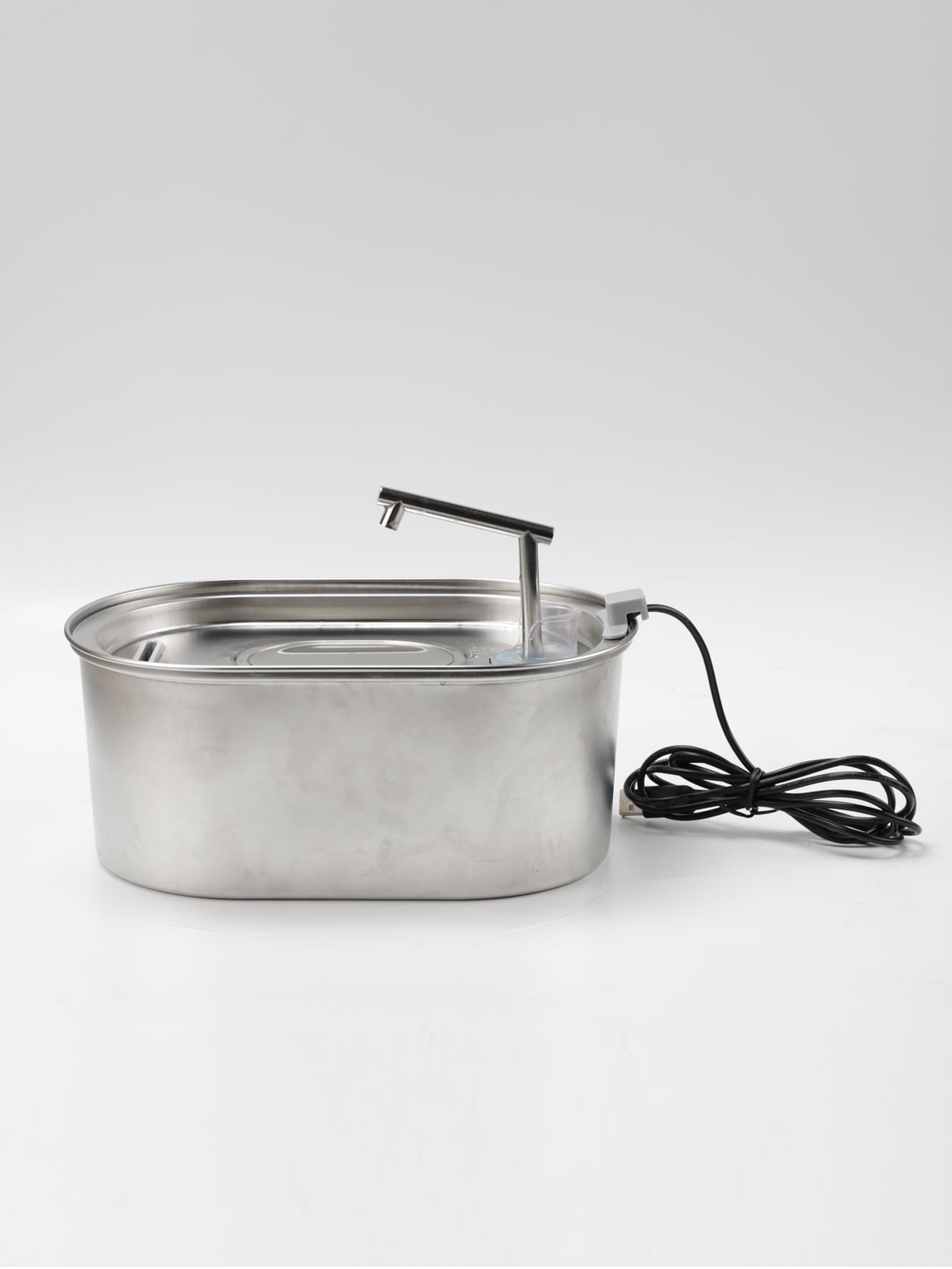 ROJECO Stainless Steel Pet Water Fountain With 3.2l Capacity And Smart Running Track