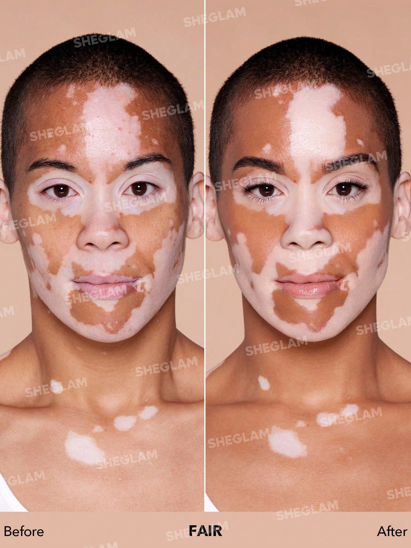 SHEGLAM Skinfinite Hydrating Foundation Sample-Fair Flawless Dewy Foundation Hydrating Coverage Invisible Pore Concealer Poreless Non-Greasy Lightweight Natural Soft Liquid Foundation