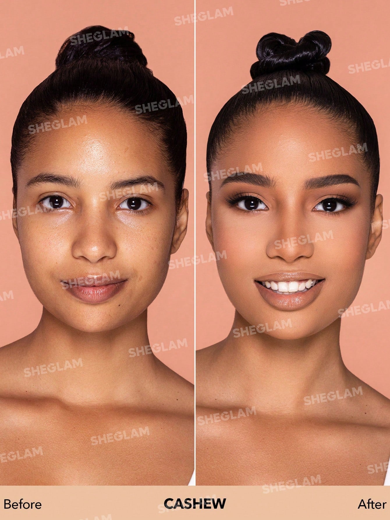 SHEGLAM Complexion Pro Long Lasting Breathable Matte Foundation Sample-Porcelain Matte Sweatproof Foundation Oil Control Full Coverage Poreless Concealer Waterproof Flawless Non-Fading Weightless Liquid Foundation