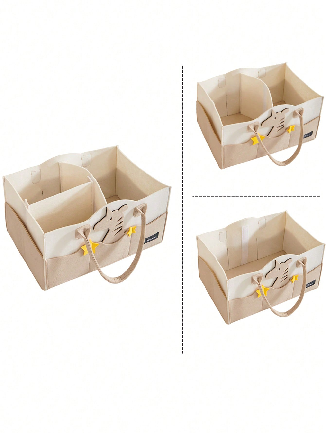 1pc Baby Diaper Caddy Organizer S Size 35x24x22cm