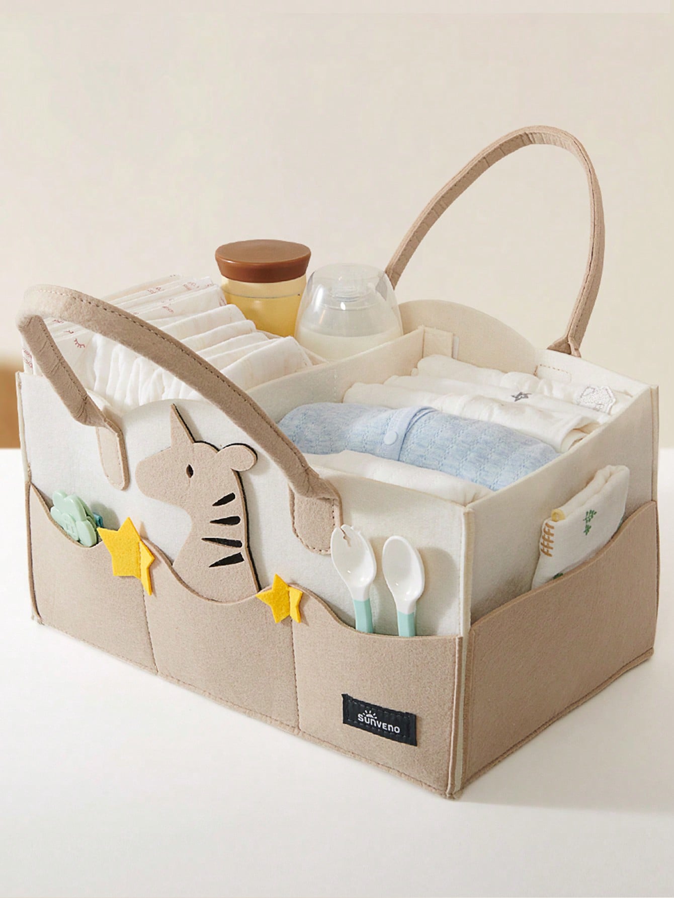 1pc Baby Diaper Caddy Organizer S Size 35x24x22cm