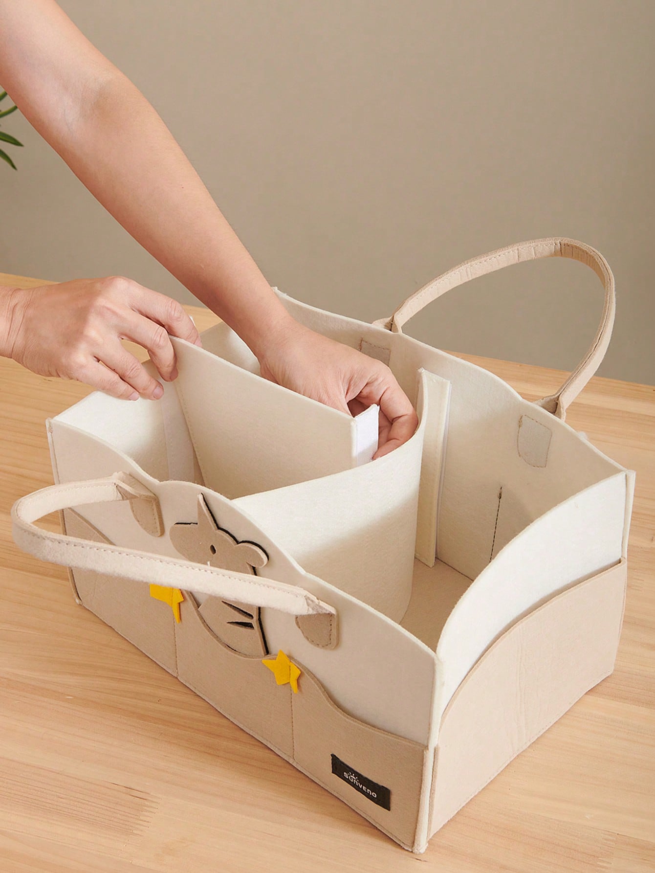 1pc Baby Diaper Caddy Organizer S Size 35x24x22cm