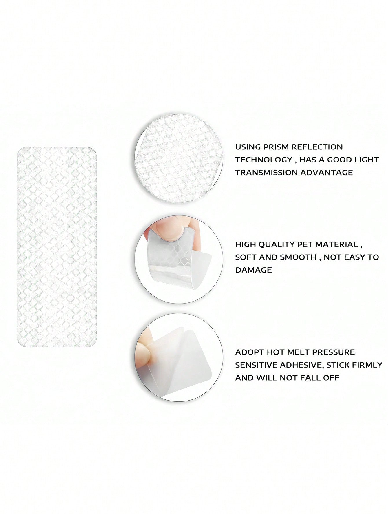 10pcs/pack Baby Stroller Reflective Stickers, Warning Sign & Body Decoration Flexible Cut-to-match Design
