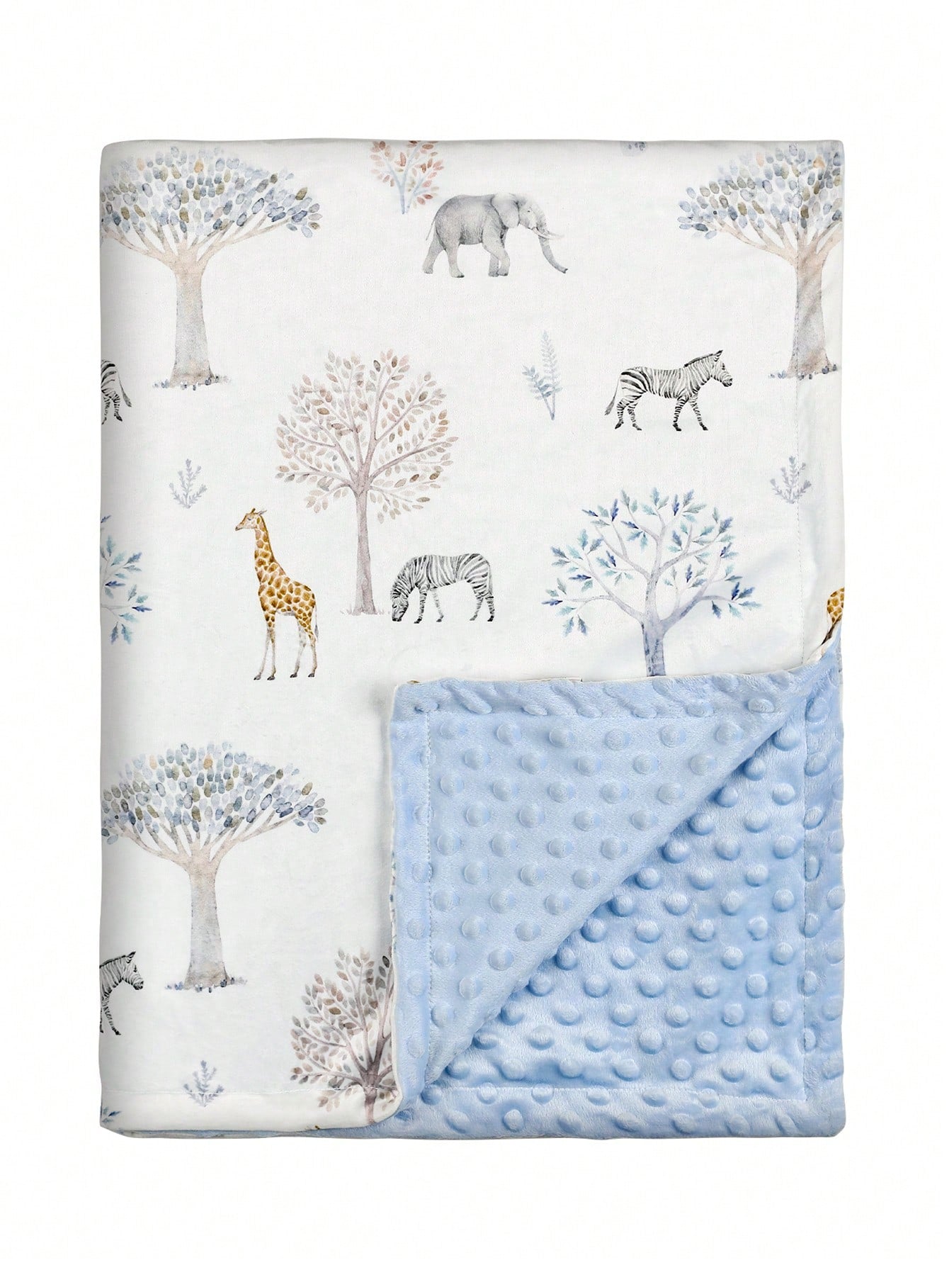 Baby Blankets, Super Soft Comfy Blankets For Toddler, Thick Minky Baby Nursery Bed Blanket For Newborn, Stroller Crib Shower Gifts