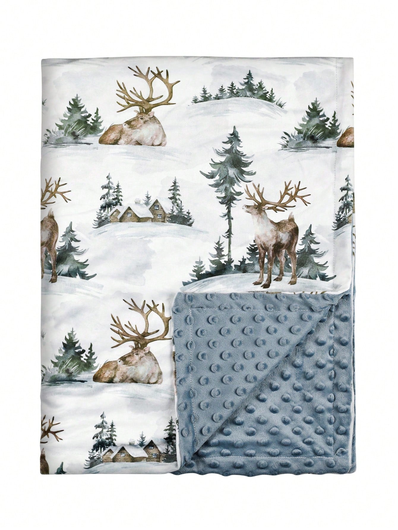 Baby Blankets, Super Soft Comfy Blankets For Toddler, Thick Minky Baby Nursery Bed Blanket For Newborn, Stroller Crib Shower Gifts