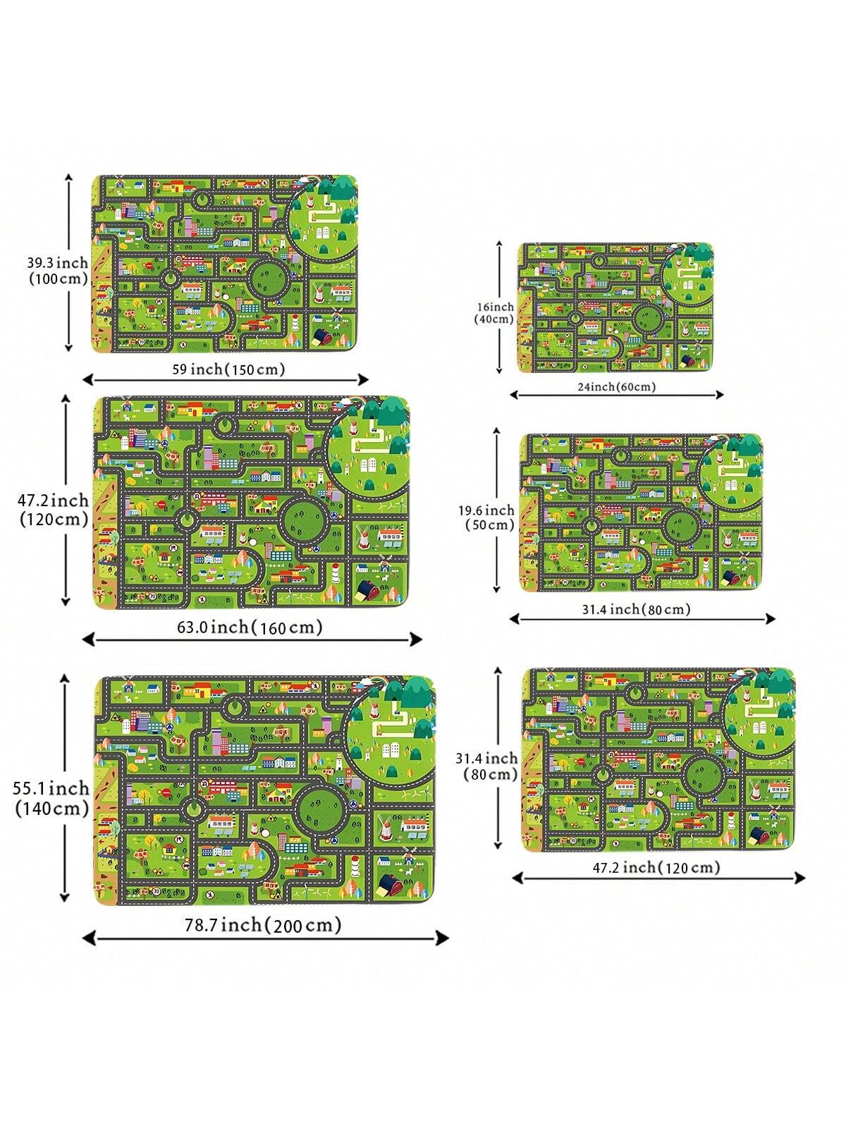 1pc Digital Grid Game Patterned Children's Carpet, Skin-Friendly Material, Childlike Design Game Mat, Suitable For Toy Cars And Trains, Anti-Skid Backing, Fun Coverlet, Ideal Gift For Children's Playroom And Bedroom, Area Rug, Living Room Carpet, Porch M