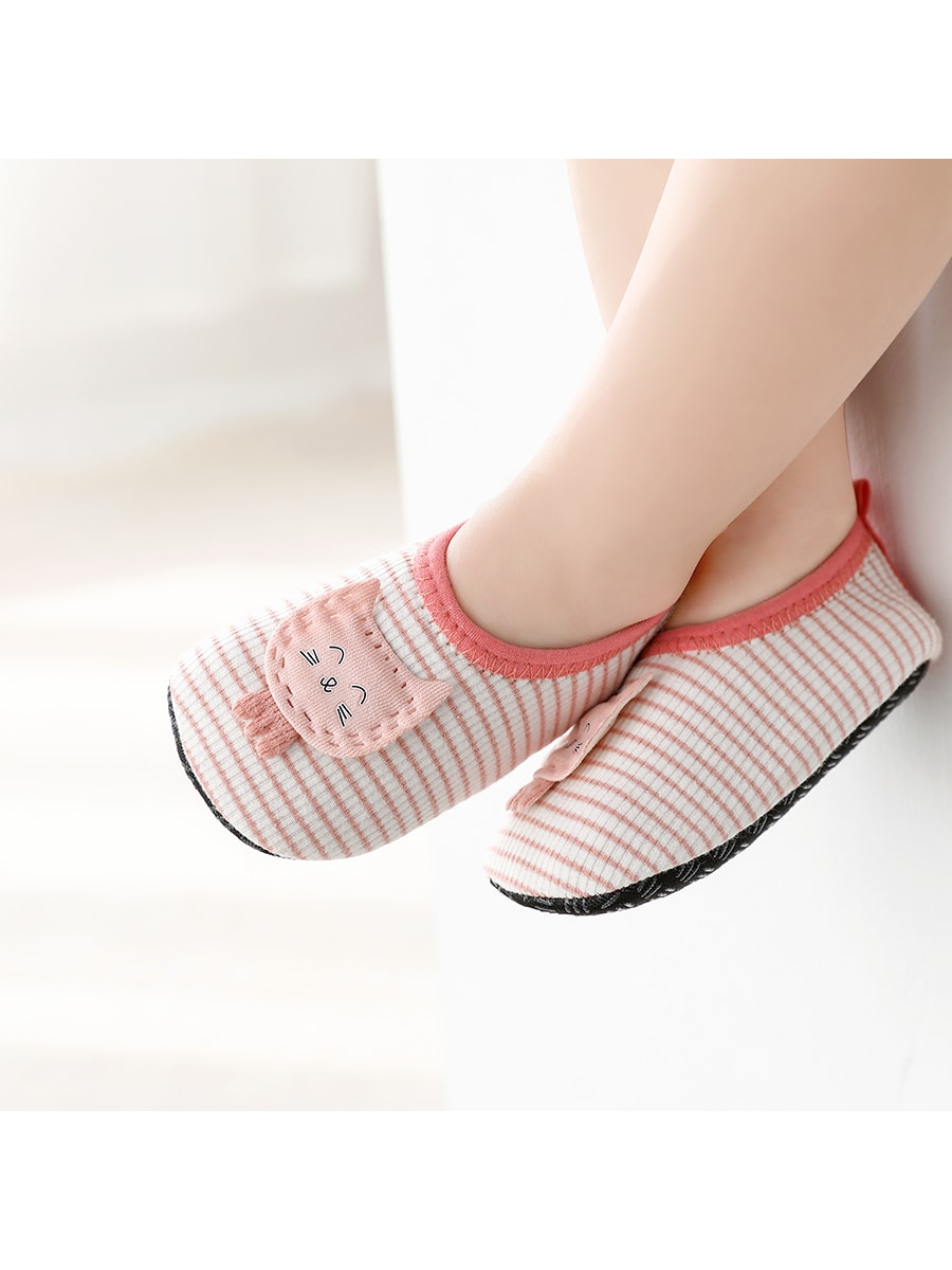 1 Pair Infant Toddler Floor Socks Shoes, Spring & Autumn New Arrival Baby Learning Shoes With Breathable Mesh Upper, Anti-Slip Soft Sole, Suitable For Newborns And 0-3 Years Old Babies