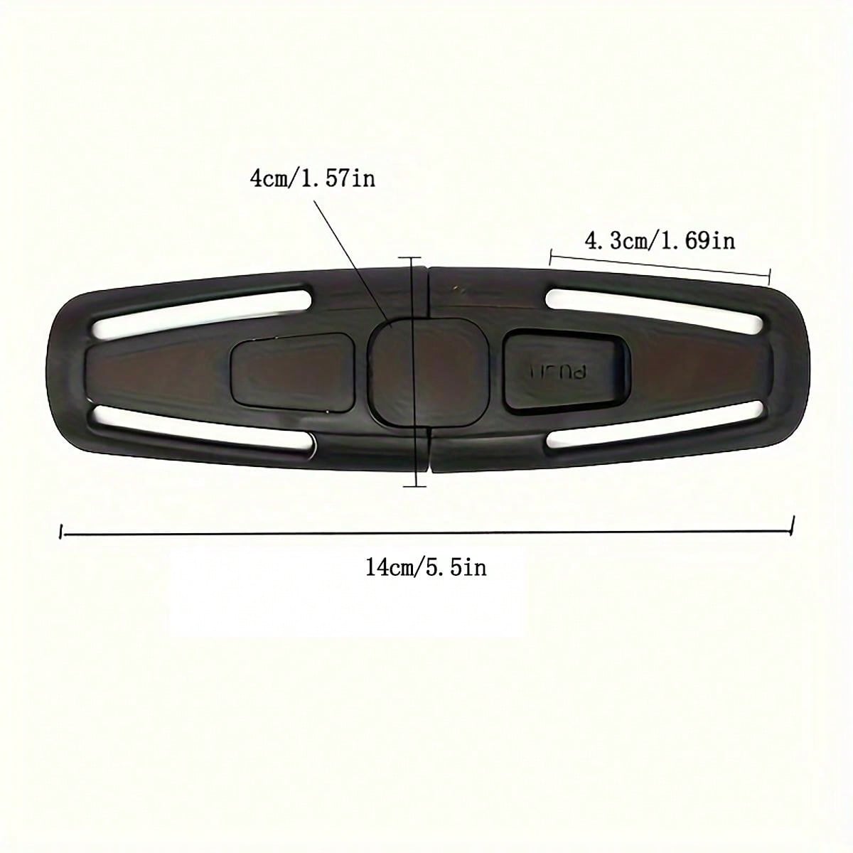 Child Car Safety Seat 5-Point Harness Chest Clip Buckle