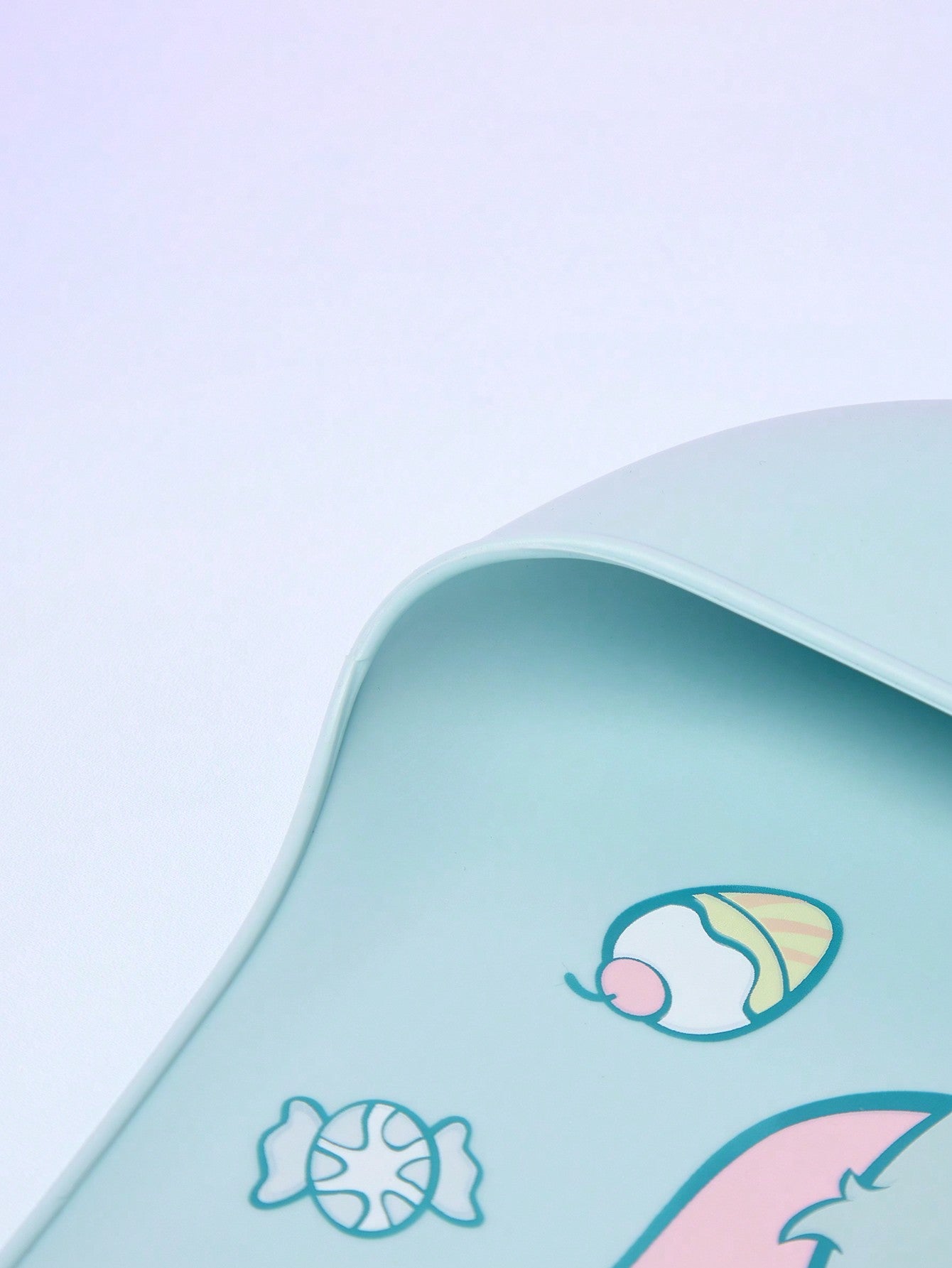 TOM & JERRY X 1pc Gray Silicone Baby Bib