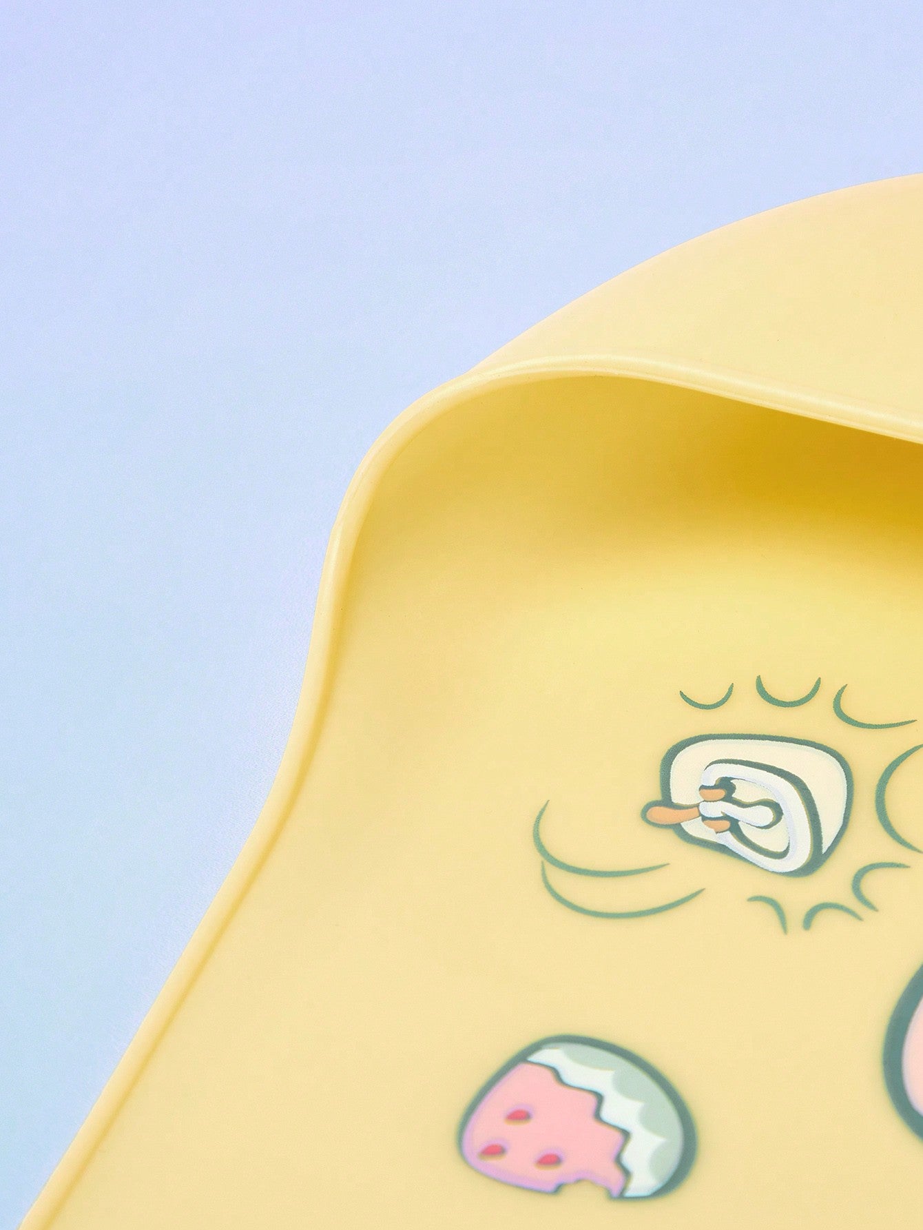 TOM & JERRY X 1pc Yellow Mouse Shaped Silicone Baby Bib