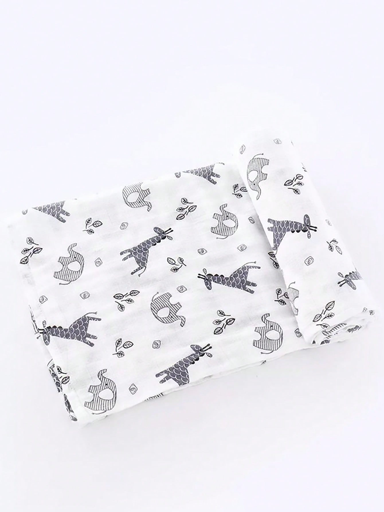 1pc Summer Neutral Baby Pure Cotton Muslin Swaddle Blanket