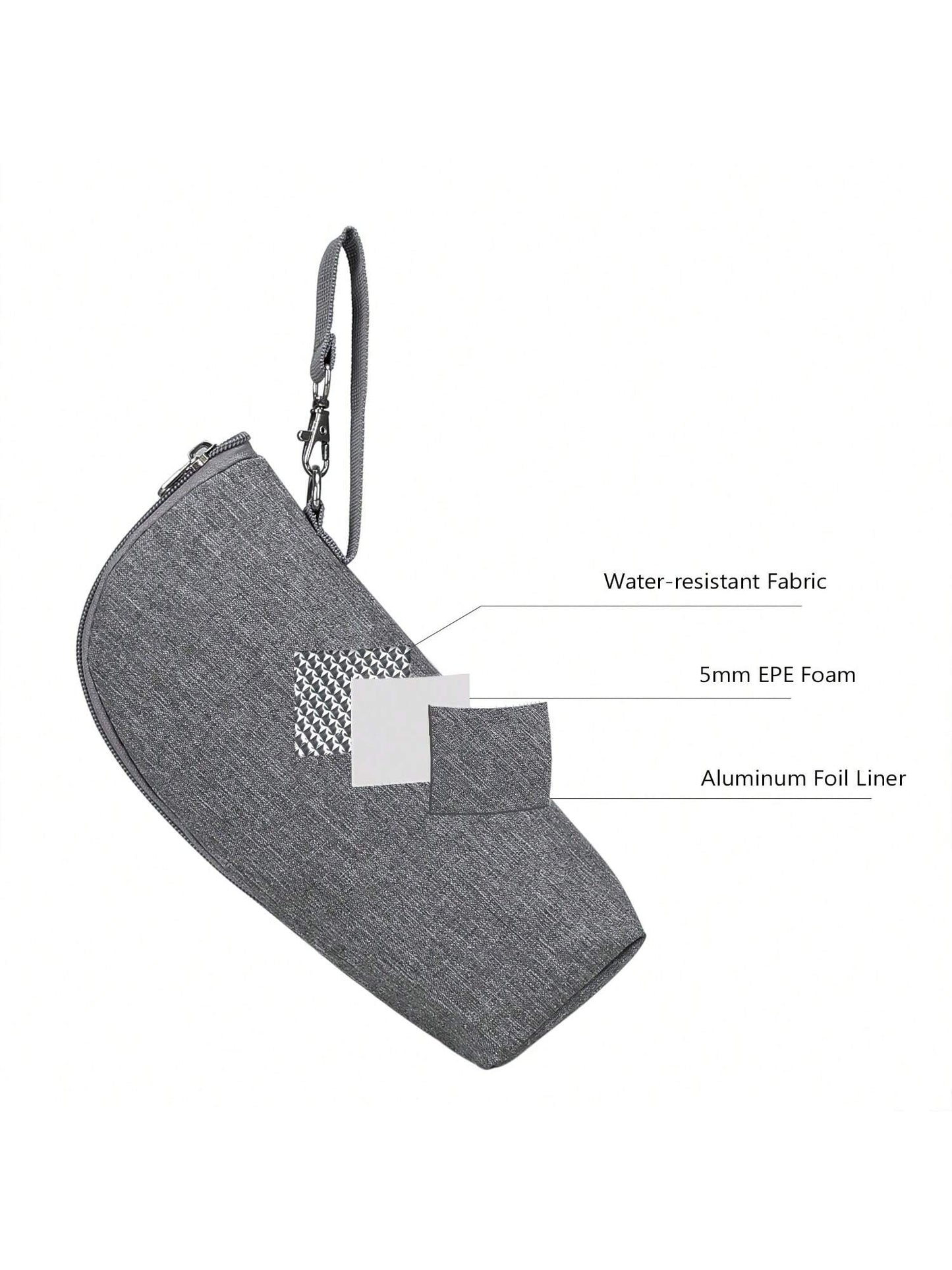 Waterproof Cartoon Thermal Insulated Portable Bottle Bag With Hanging Strap For Strollers, Thickened Constant Temperature Portable Cup Cover