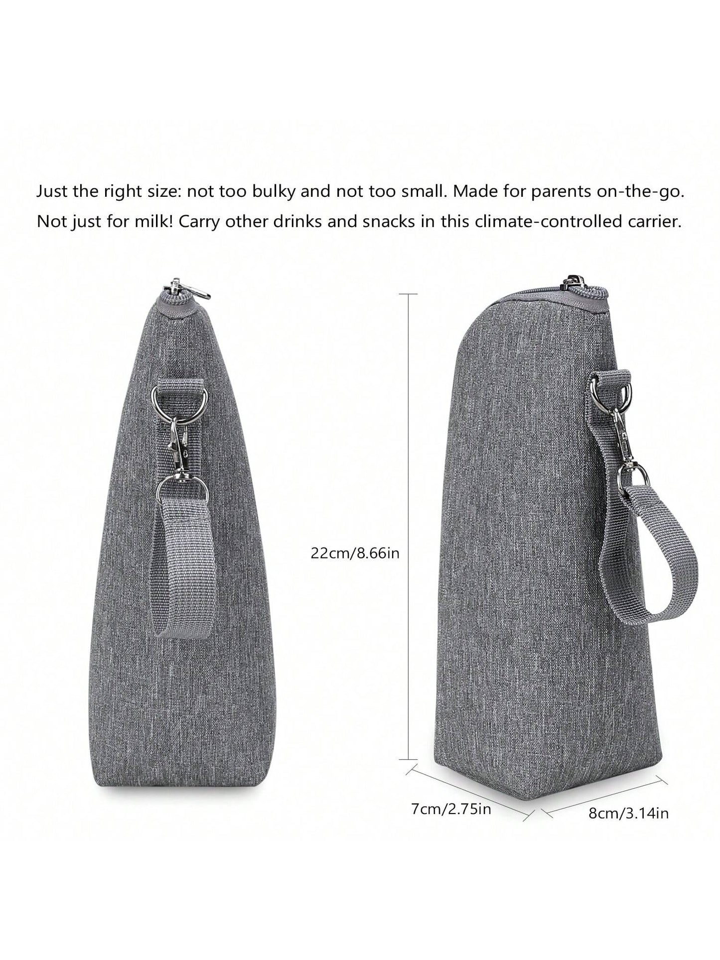 Waterproof Cartoon Thermal Insulated Portable Bottle Bag With Hanging Strap For Strollers, Thickened Constant Temperature Portable Cup Cover