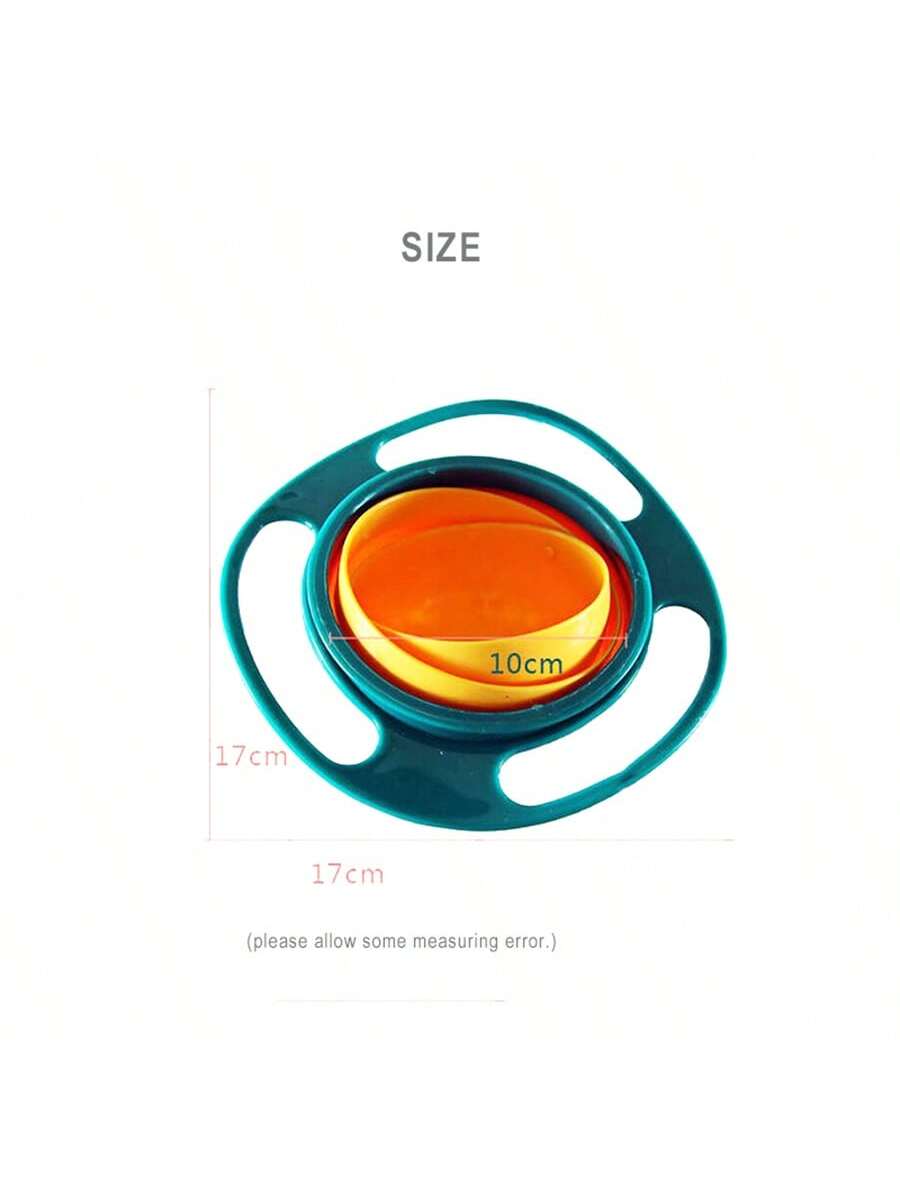 1pc Baby Fun Gyroscopic Bowl 360 Degree Rotation Anti-Spill Bowl Children Balance Bowl