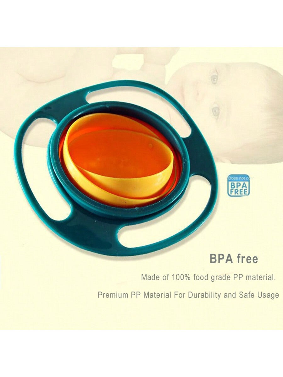 1pc Baby Fun Gyroscopic Bowl 360 Degree Rotation Anti-Spill Bowl Children Balance Bowl