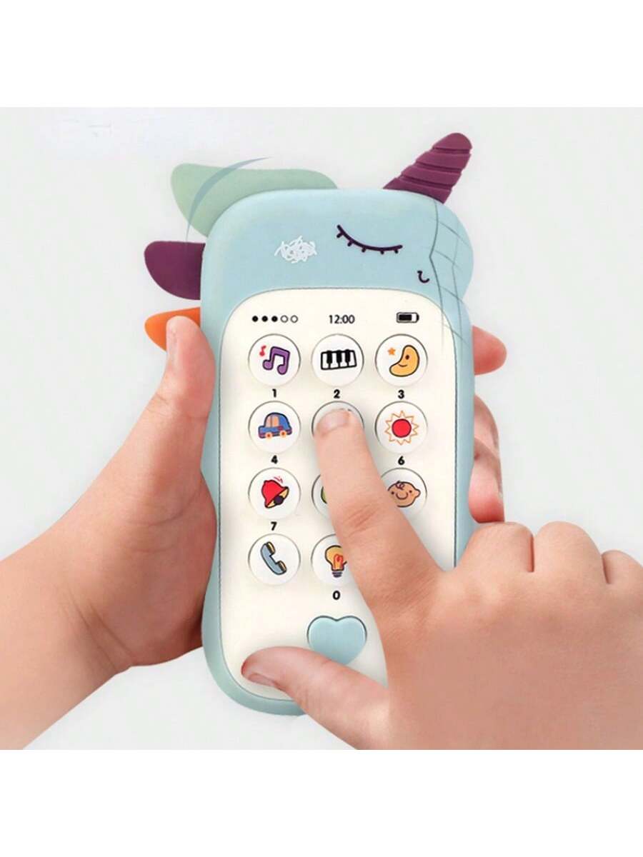 Baby Phone Toy Music Sound Telephone Sleeping Toys With Teether Simulation Toys Phone Infant Early Educational Toy Kids Gifts