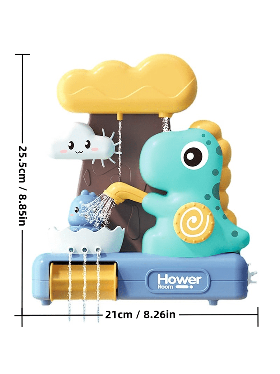 Bathroom Bath Companion Dinosaur Water Play Toy - Rotate & Spray Water Shower Toy