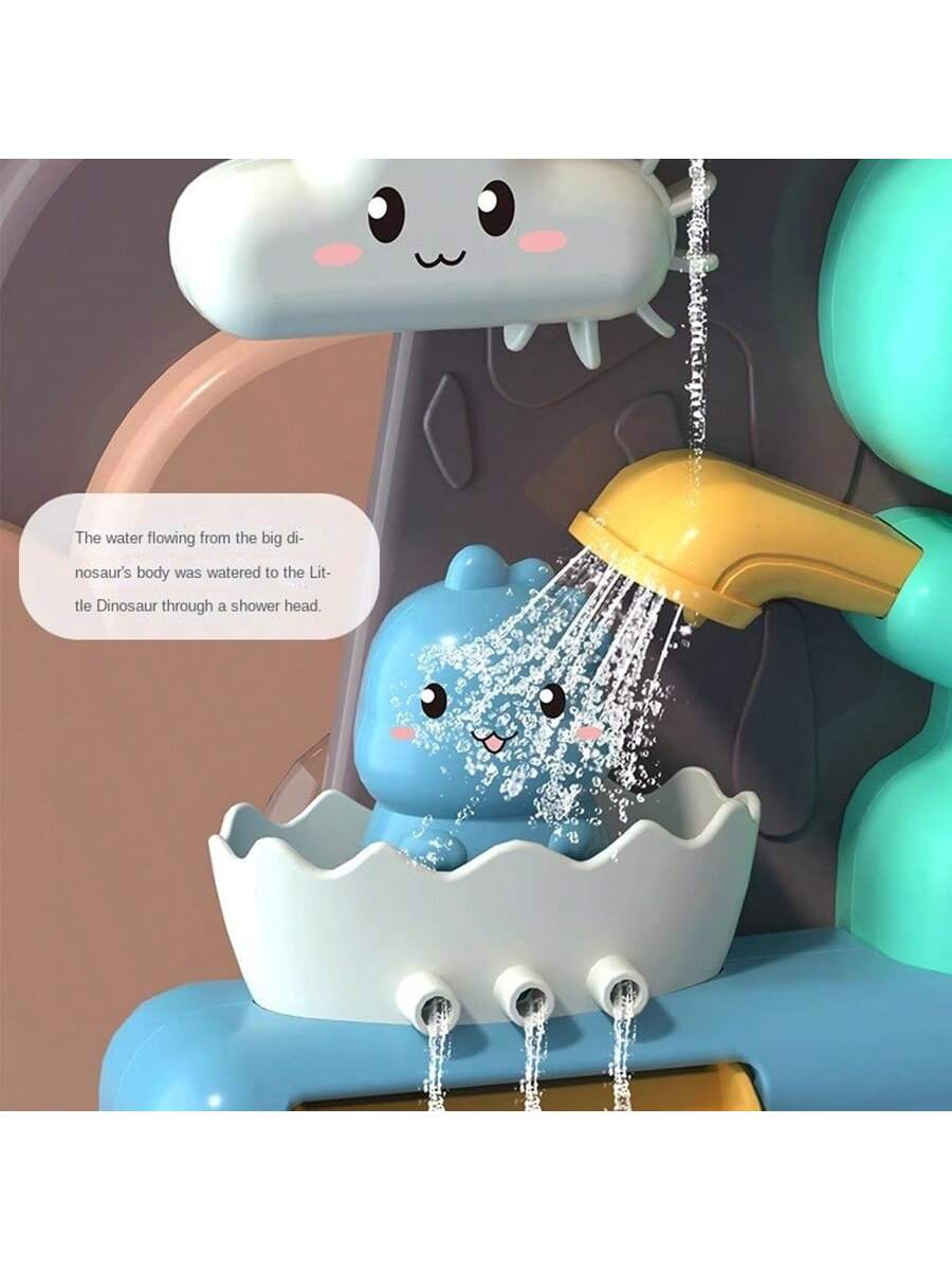 Bathroom Bath Companion Dinosaur Water Play Toy - Rotate & Spray Water Shower Toy