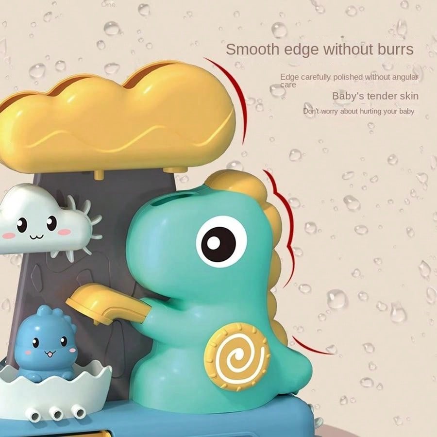 Bathroom Bath Companion Dinosaur Water Play Toy - Rotate & Spray Water Shower Toy
