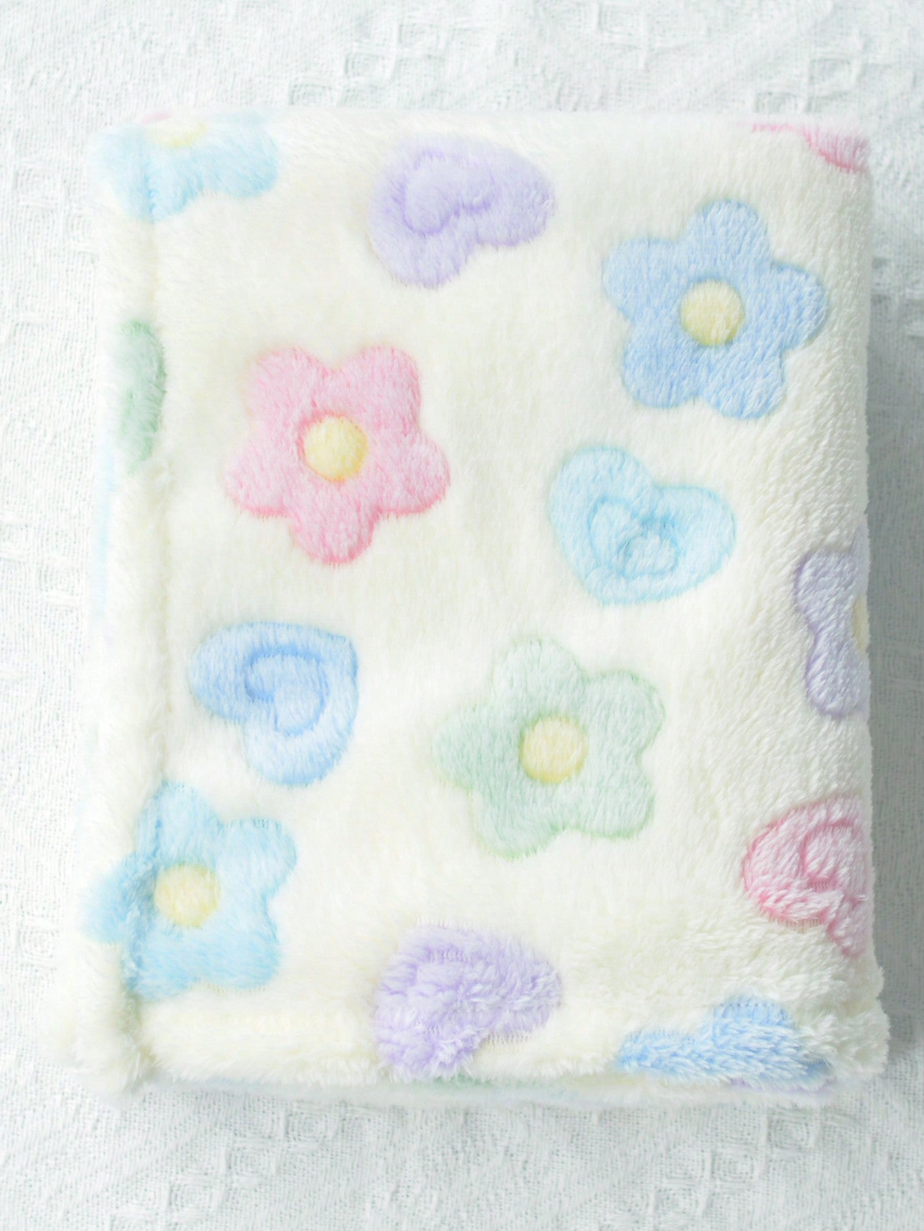 1pc Unisex Newborn Plush Swaddling Blanket, Super Soft, Warm, Breathable, Suitable For Baby Strollers