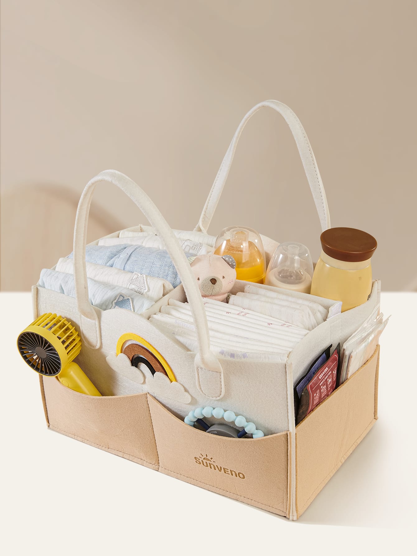 1pc Baby Diaper Caddy Organizer S Size 35x24x22cm