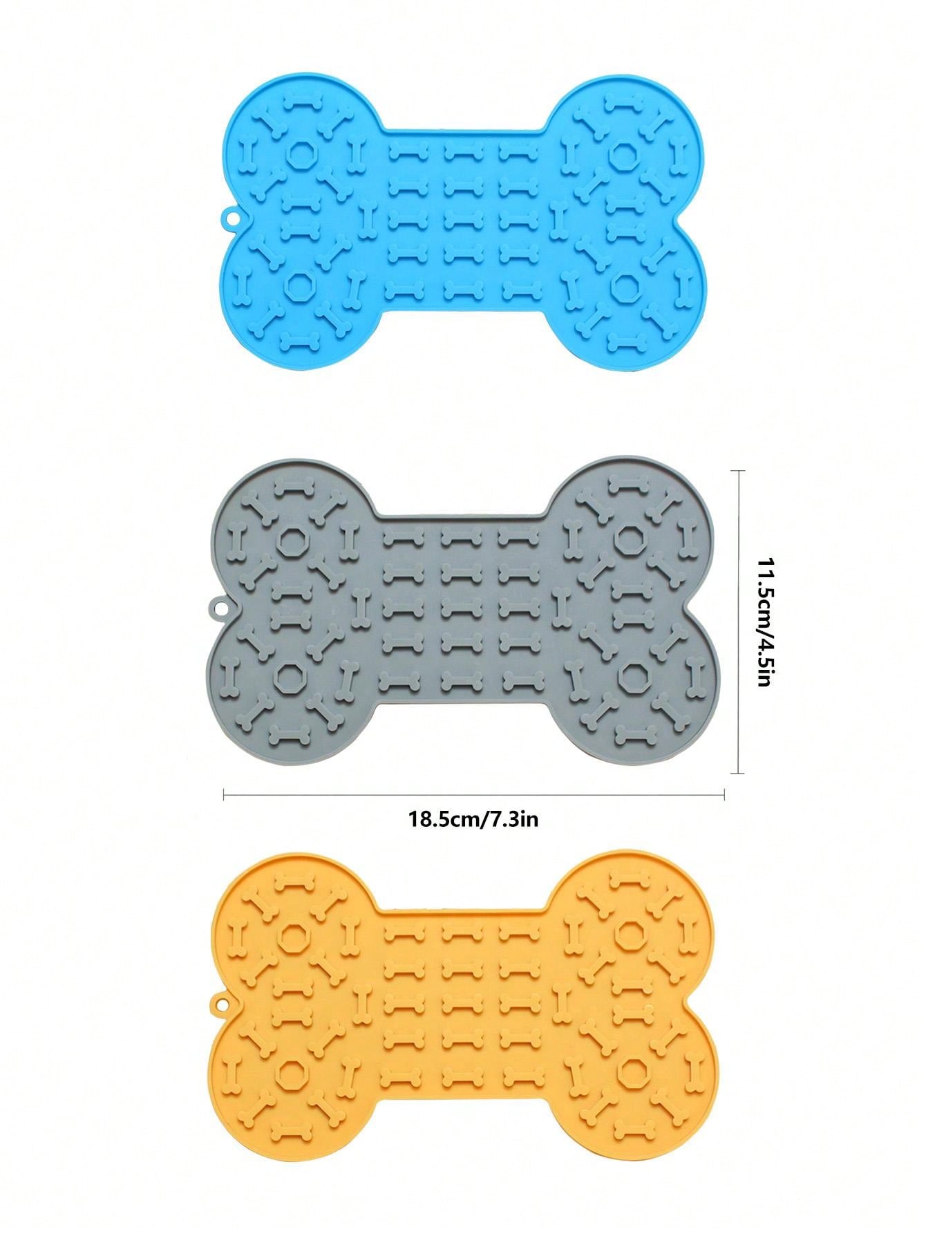 Silicone Pet Lick Mat, Dog/Cat Slow Feeder Bowl Mat