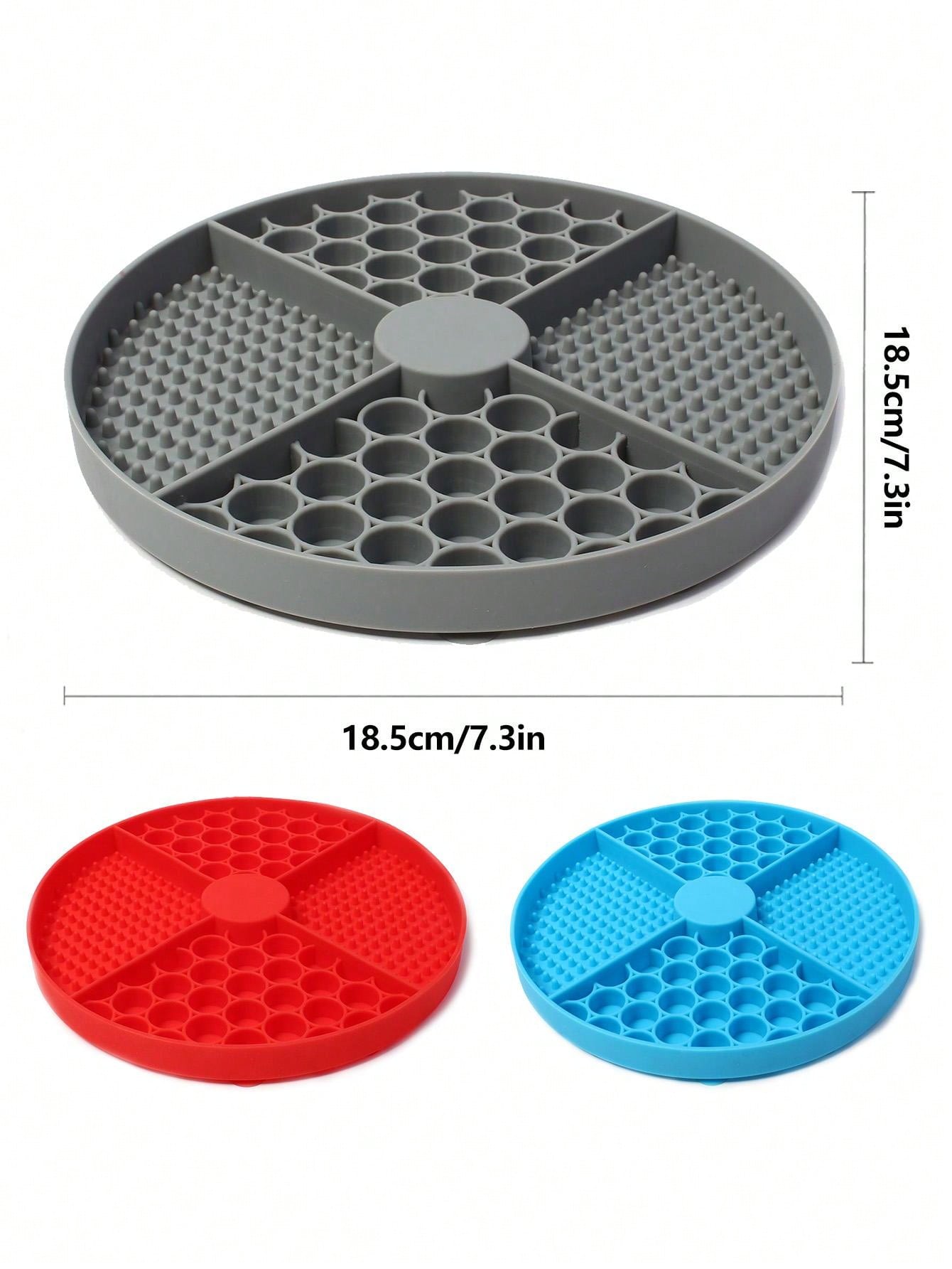 Silicone Pet Lick Mat, Dog/Cat Slow Feeder Bowl Mat