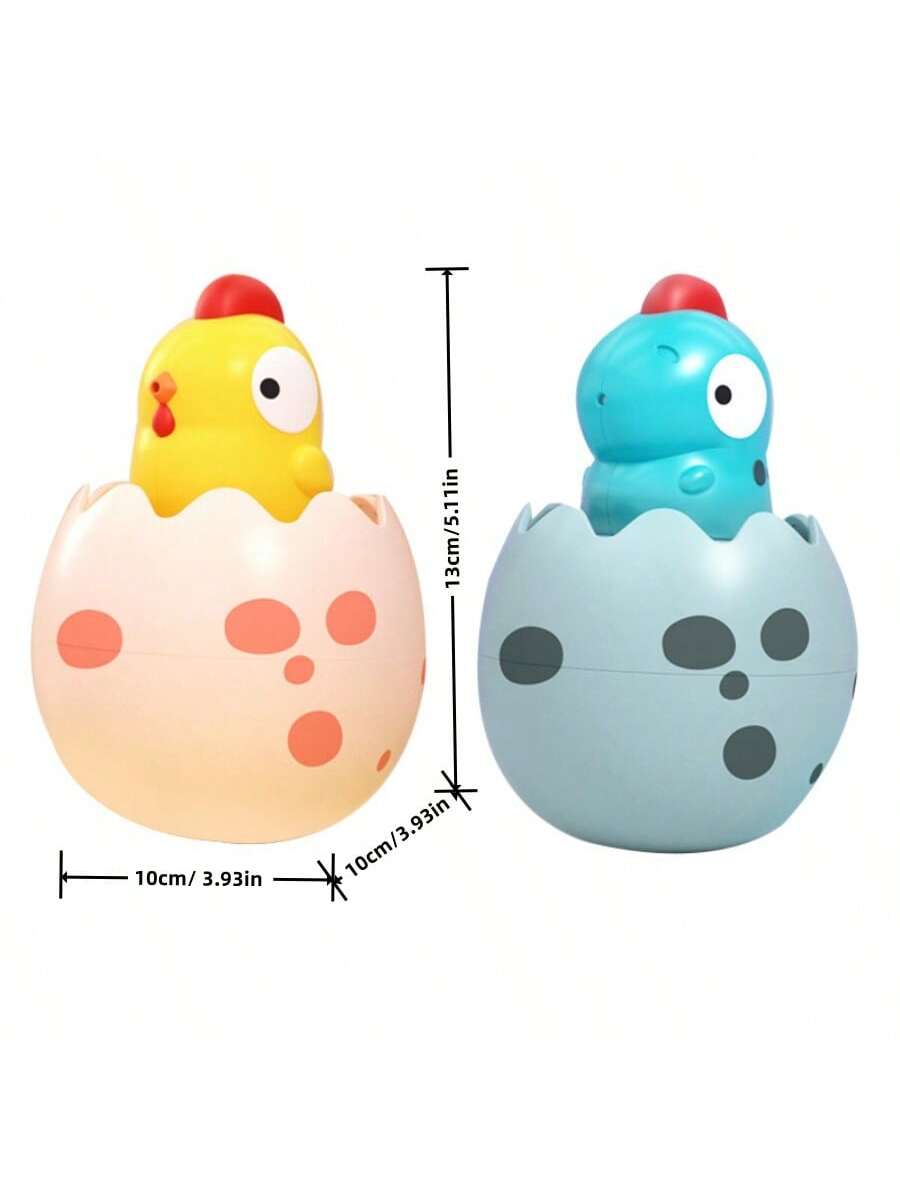 Spray Water Dinosaur Egg & Little Chicken Cartoon Toy For Bath, Bathroom Shower, Beach, Outdoor & Indoor Play