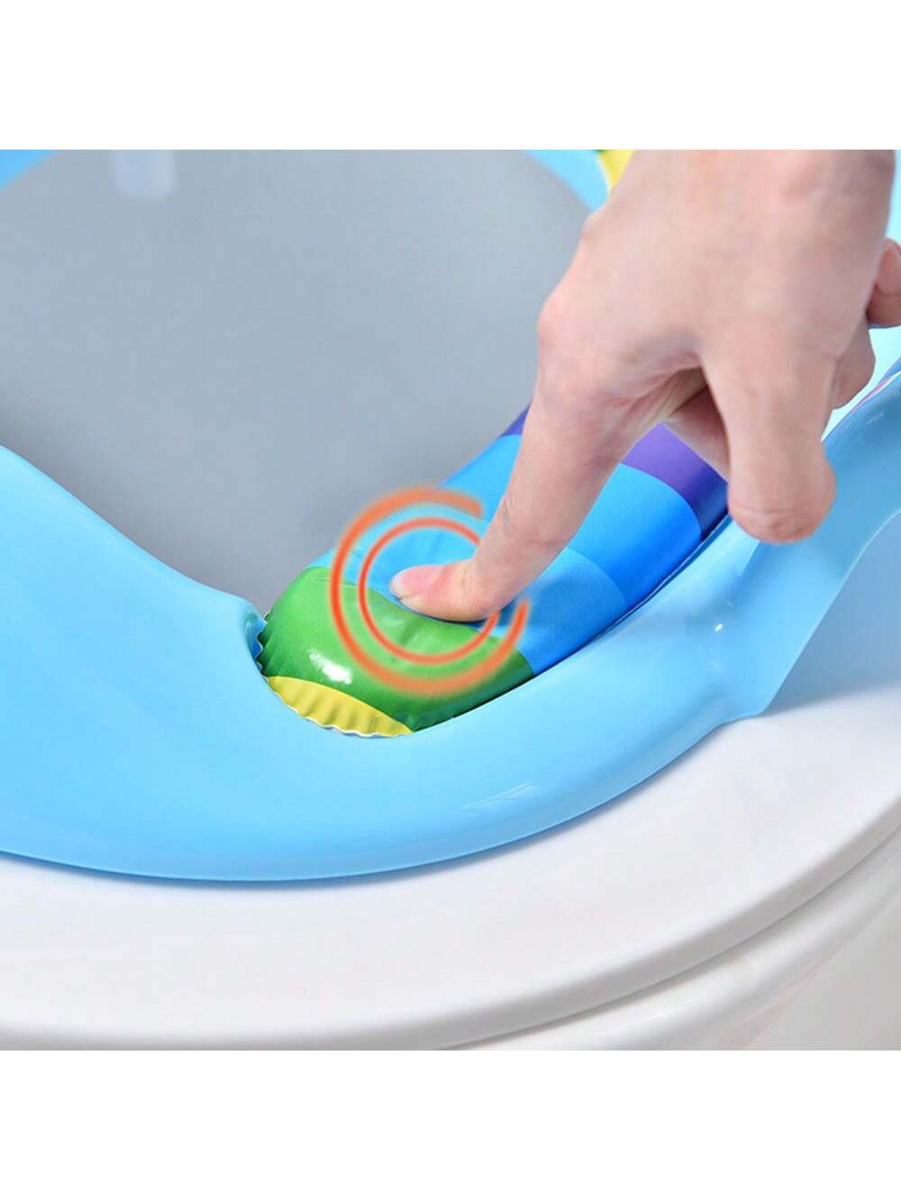 Children's Toilet Seat With Adjustable Buckle To Fix On Home Toilet, Potty Training Seat Cover For Boys And Girls, Infant Toddler Bathroom Wc Soft Cushion Pads