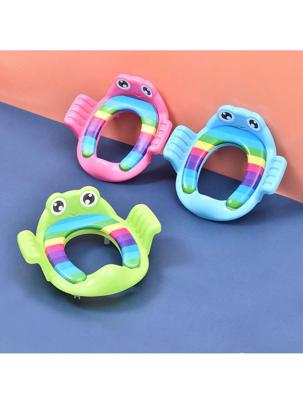 Children's Toilet Seat With Adjustable Buckle To Fix On Home Toilet, Potty Training Seat Cover For Boys And Girls, Infant Toddler Bathroom Wc Soft Cushion Pads