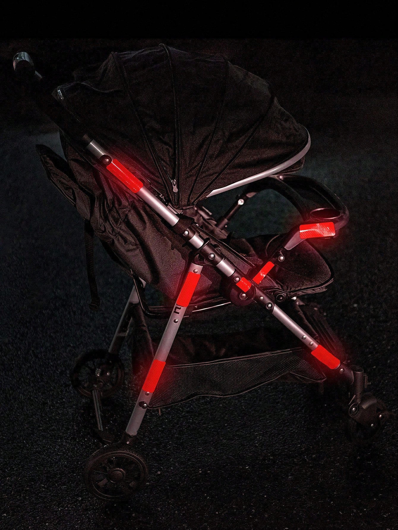 10pcs/pack Baby Stroller Reflective Stickers, Warning Sign & Body Decoration Flexible Cut-to-match Design