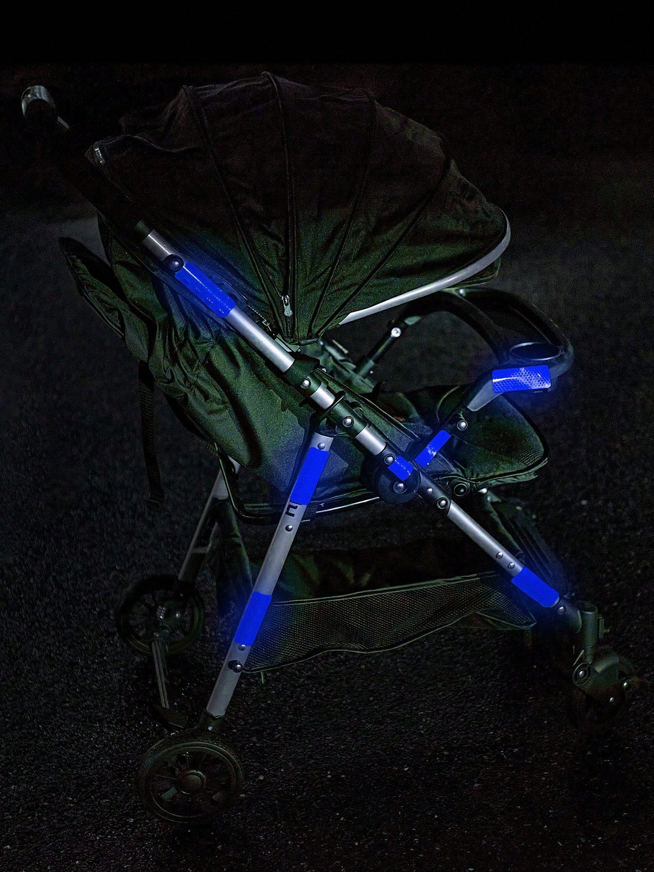 10pcs/pack Baby Stroller Reflective Stickers, Warning Sign & Body Decoration Flexible Cut-to-match Design