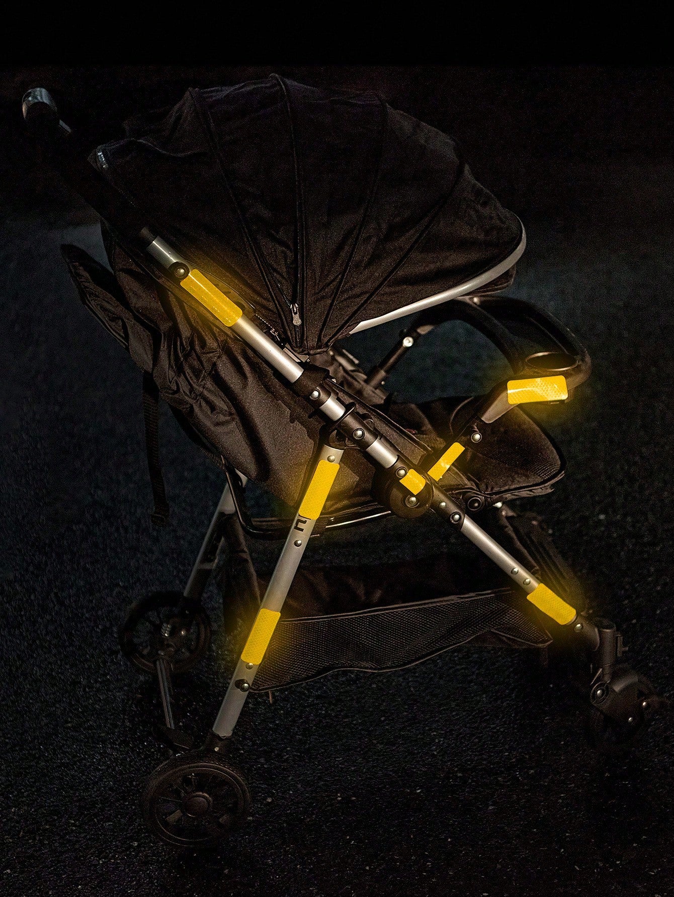10pcs/pack Baby Stroller Reflective Stickers, Warning Sign & Body Decoration Flexible Cut-to-match Design