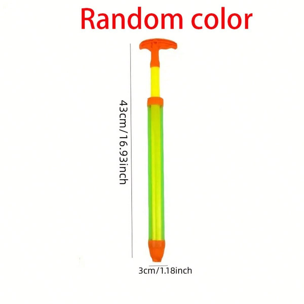 1pc Random Color Beach Water Play Toy 16.93-Inch Extendable Water Pump Water Gun Pool Toys