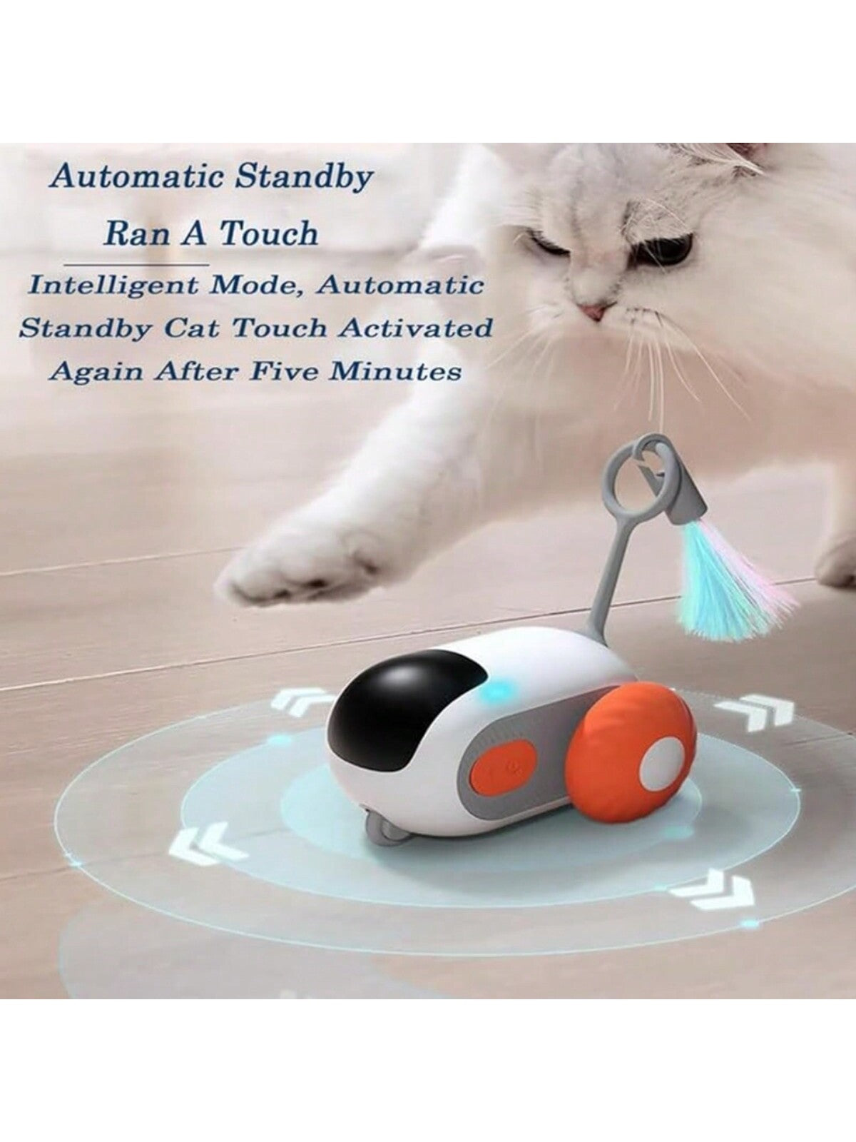 Interactive Cat Chasing Remote Control Toy