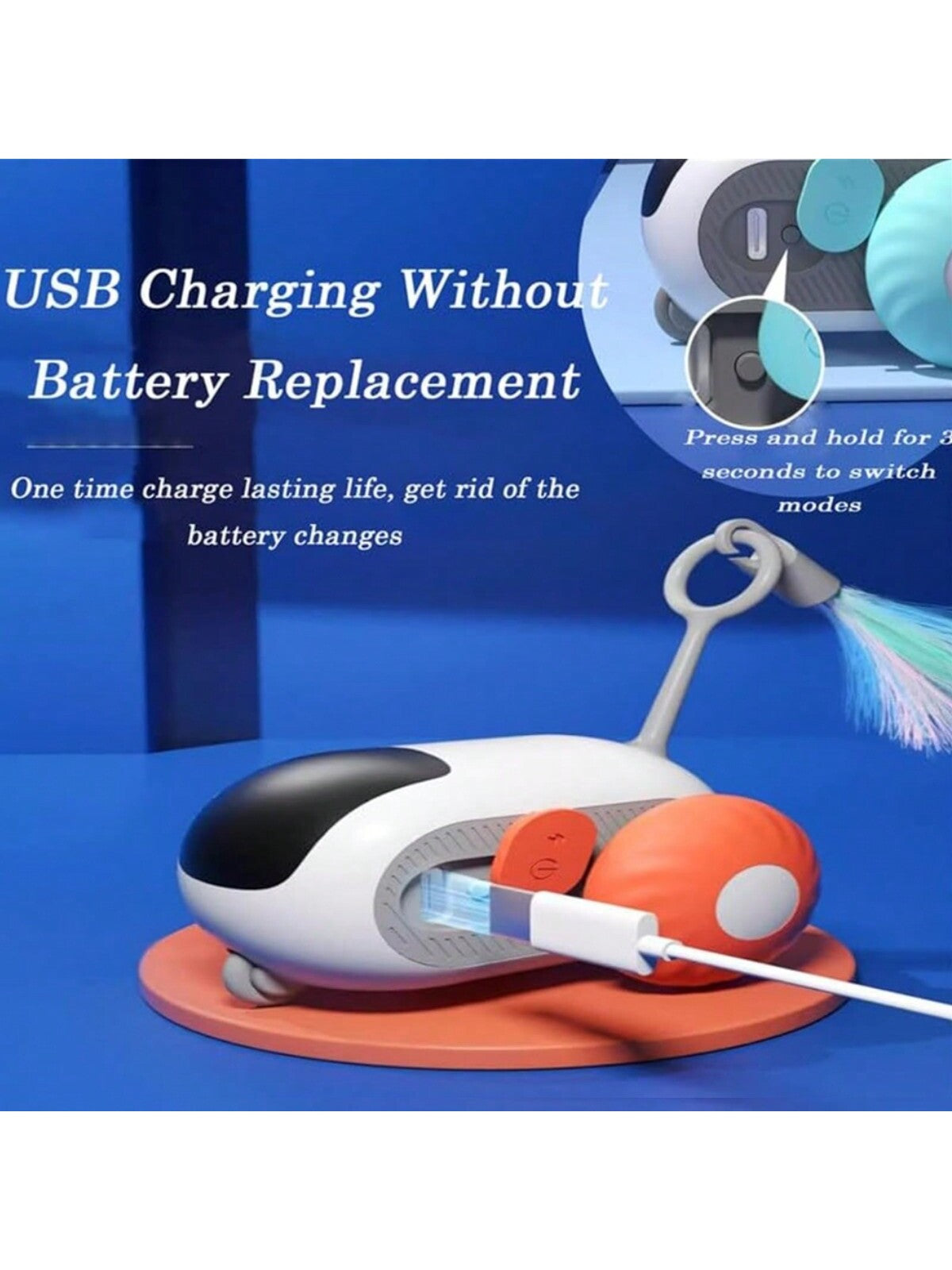 Interactive Cat Chasing Remote Control Toy
