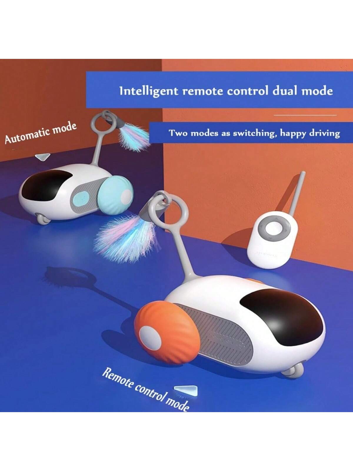 Interactive Cat Chasing Remote Control Toy