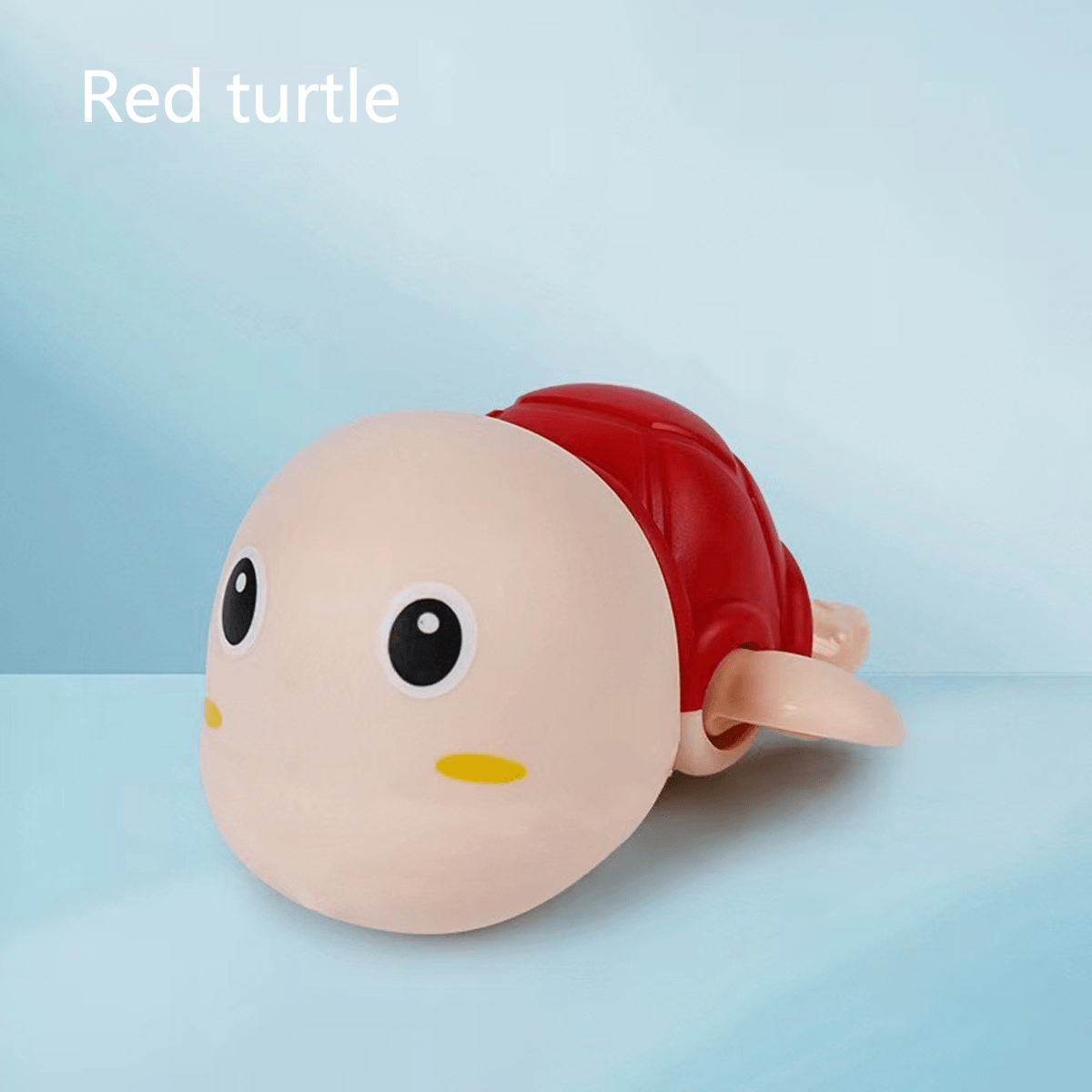 1pc Cool Animal Design Swimming Pool Toy (Dolphin, Turtle, Duck) With Wind-Up Chain For Bathing