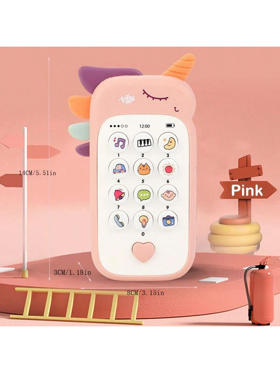 Baby Phone Toy Music Sound Telephone Sleeping Toys With Teether Simulation Toys Phone Infant Early Educational Toy Kids Gifts