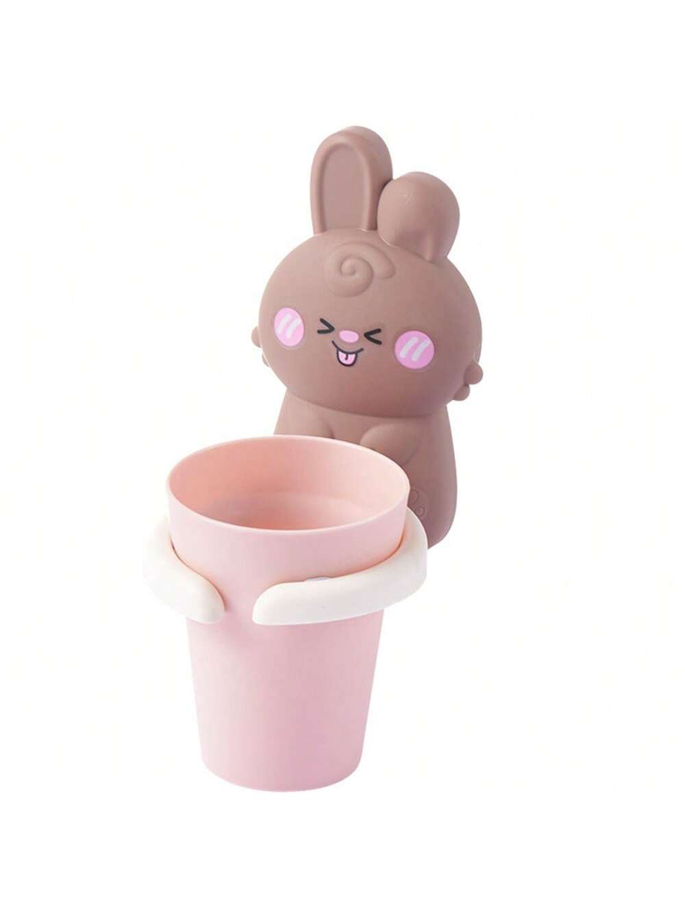 Punch-Free Wall-Mounted Toothbrush Holder Set, Including Cartoon Mouthwash Cup And Children's Toothbrush Cup, For Baby Boys And Girls