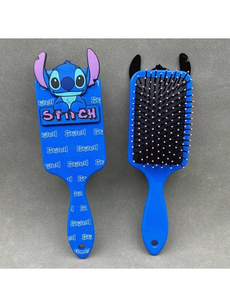 Disney 1 Pc Anime 3style Stitch Air Cushion Massage Combs Cartoon Comb Hair Brush Hairdressing Tool Party Gifts,Christmas