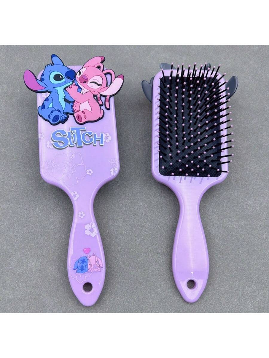 Disney 1 Pc Anime 3style Stitch Air Cushion Massage Combs Cartoon Comb Hair Brush Hairdressing Tool Party Gifts,Christmas