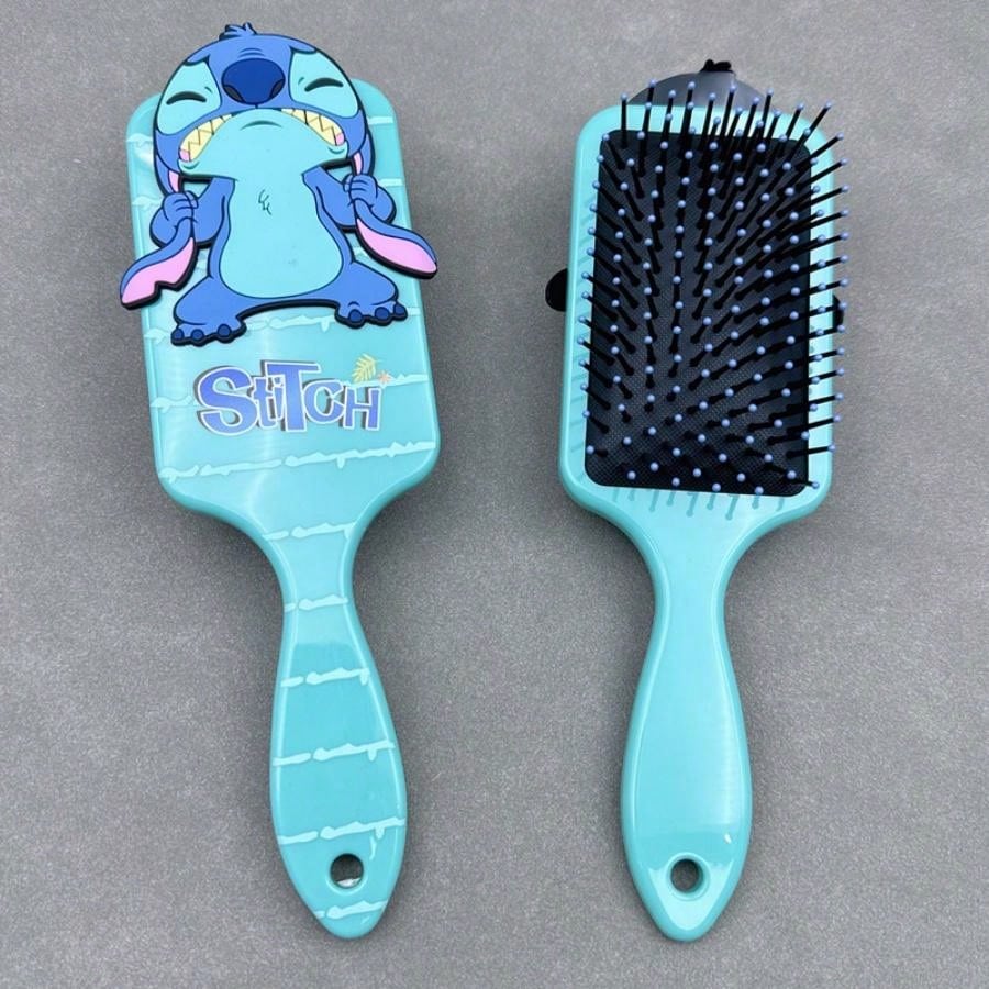 Disney 1 Pc Anime 3style Stitch Air Cushion Massage Combs Cartoon Comb Hair Brush Hairdressing Tool Party Gifts,Christmas