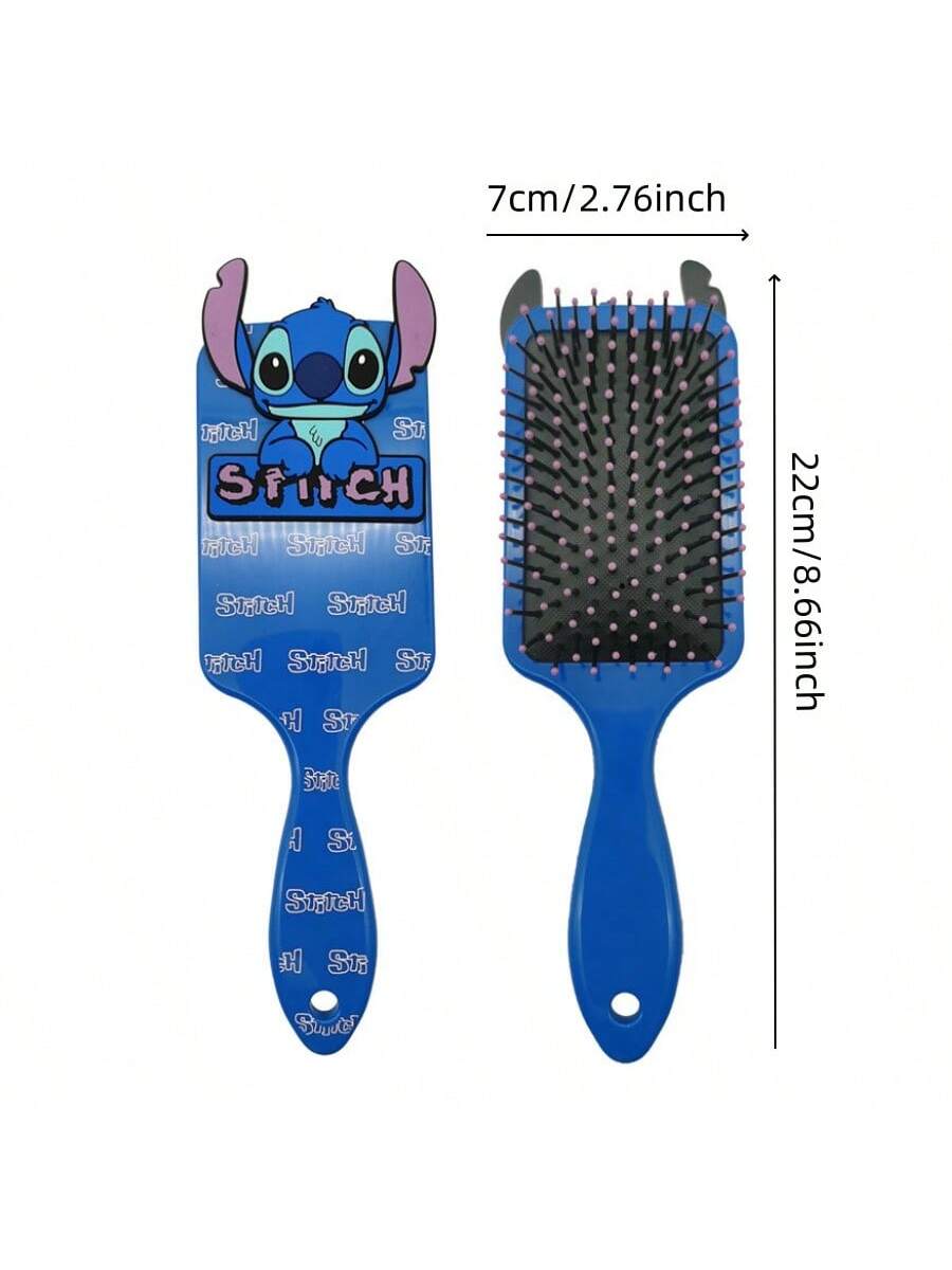 Disney 1 Pc Anime 3style Stitch Air Cushion Massage Combs Cartoon Comb Hair Brush Hairdressing Tool Party Gifts,Christmas