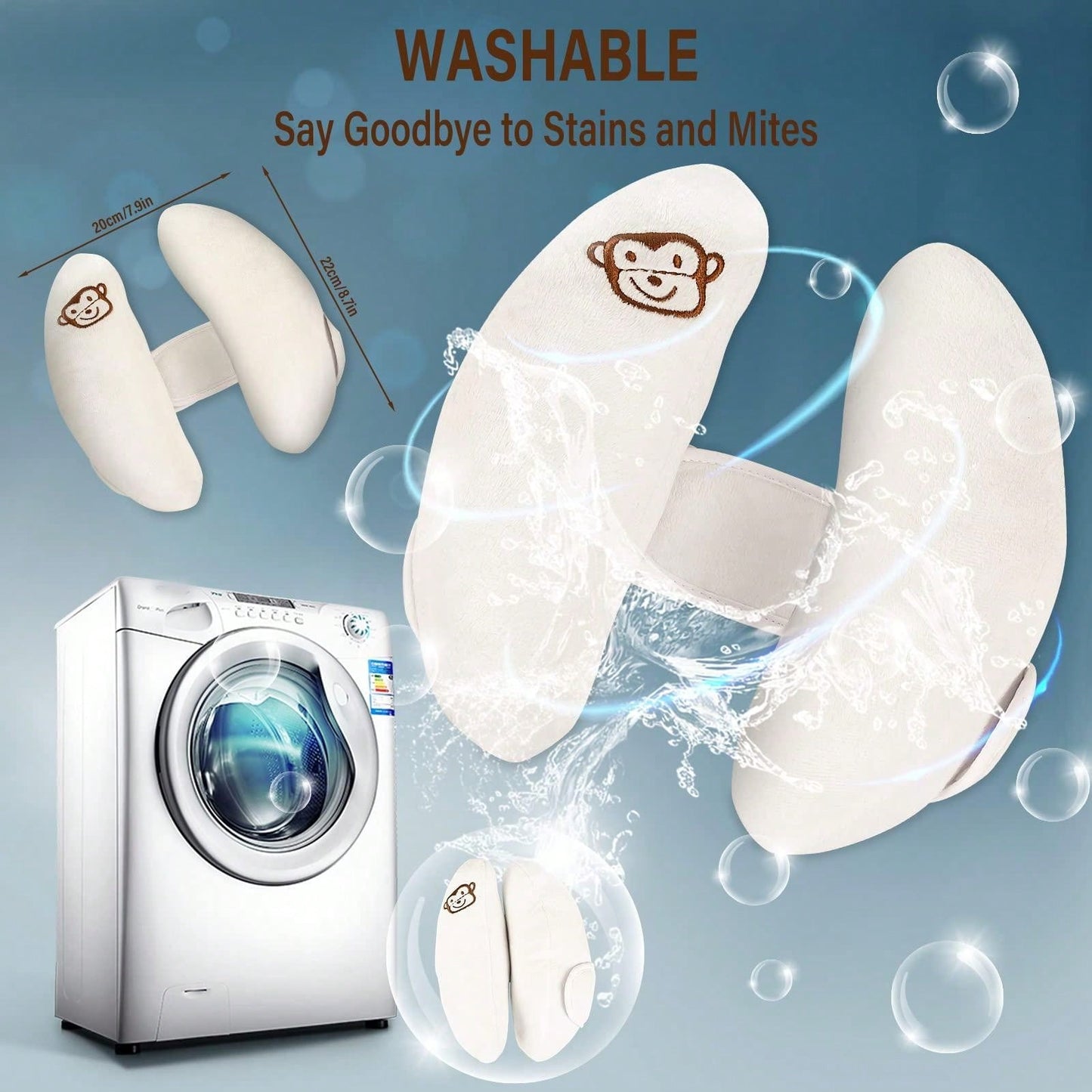 1pc Portable Children Travel Pillow