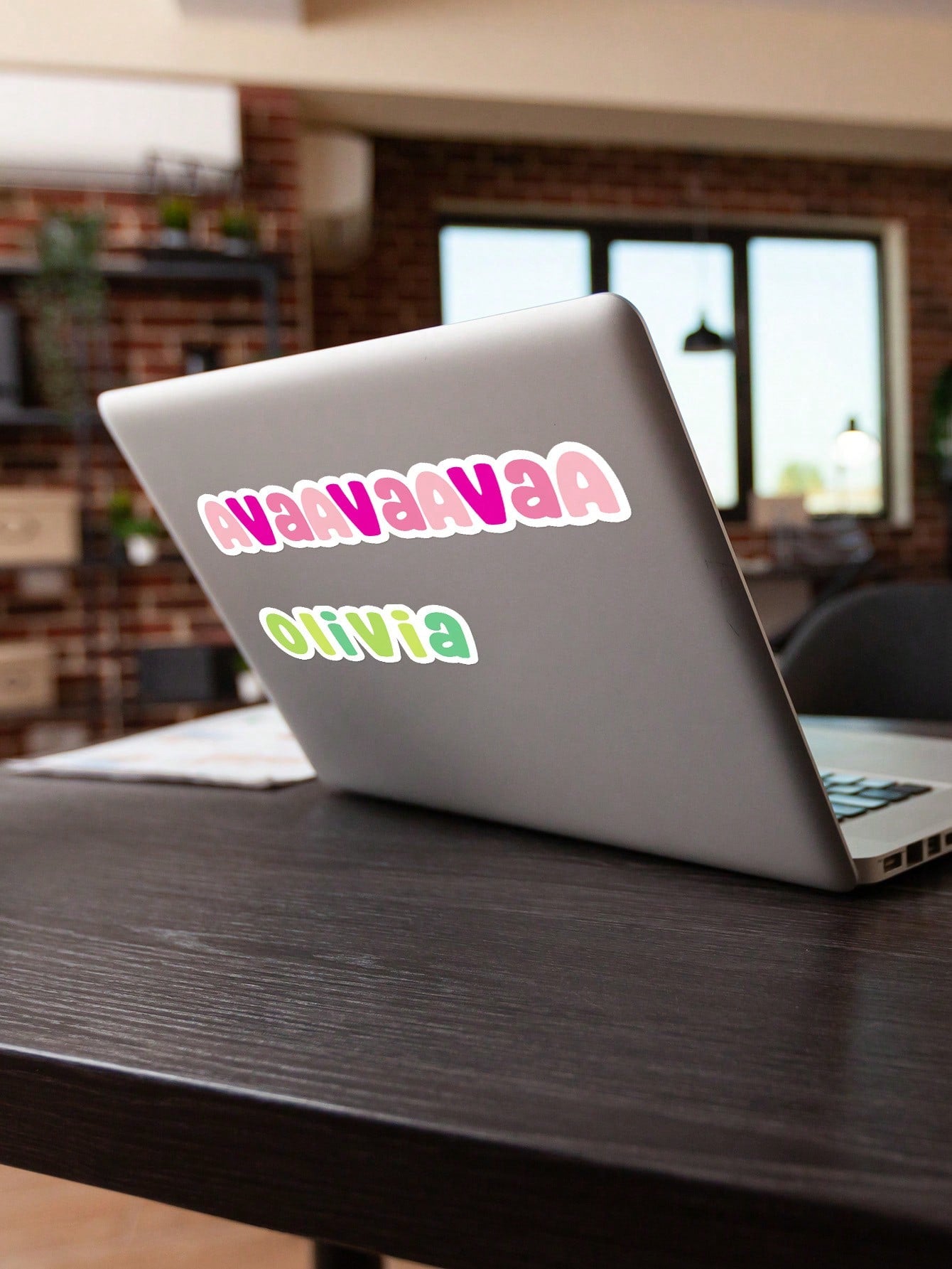 1pc Custom Name Sticker, Personalized Name Stickers, Custom Handlettered Name Sticker, Personalised Name Label, Custom Text Sticker, Retro Custom Sticker, Water Bottle Sticker, Laptop Sticker, Colored Decal, Birthday Gift, Best Friend Gift For Mother's D